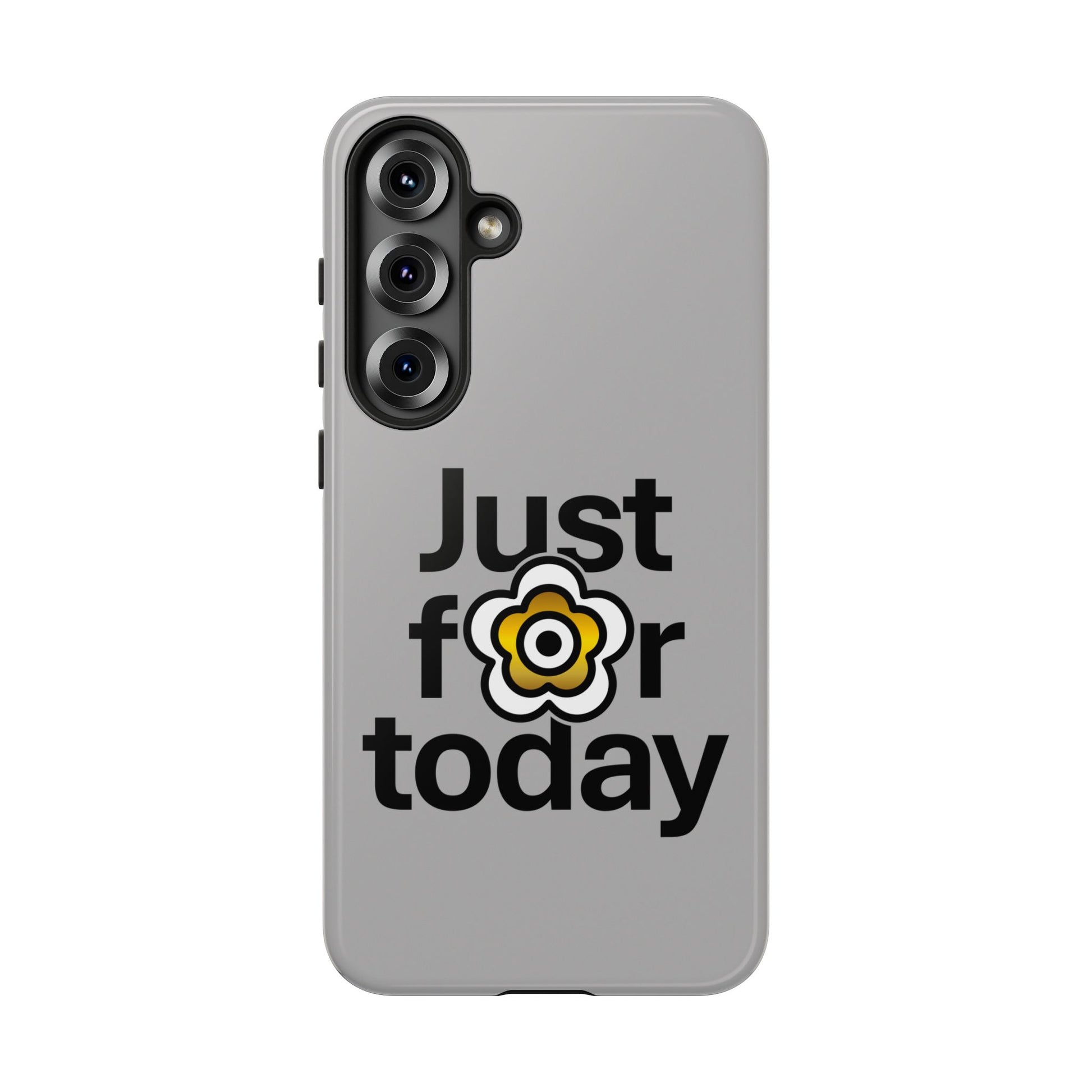 P🌺🌺P2Poppies Just for Today Samsung Phone Case – Inspirational Recovery Protection