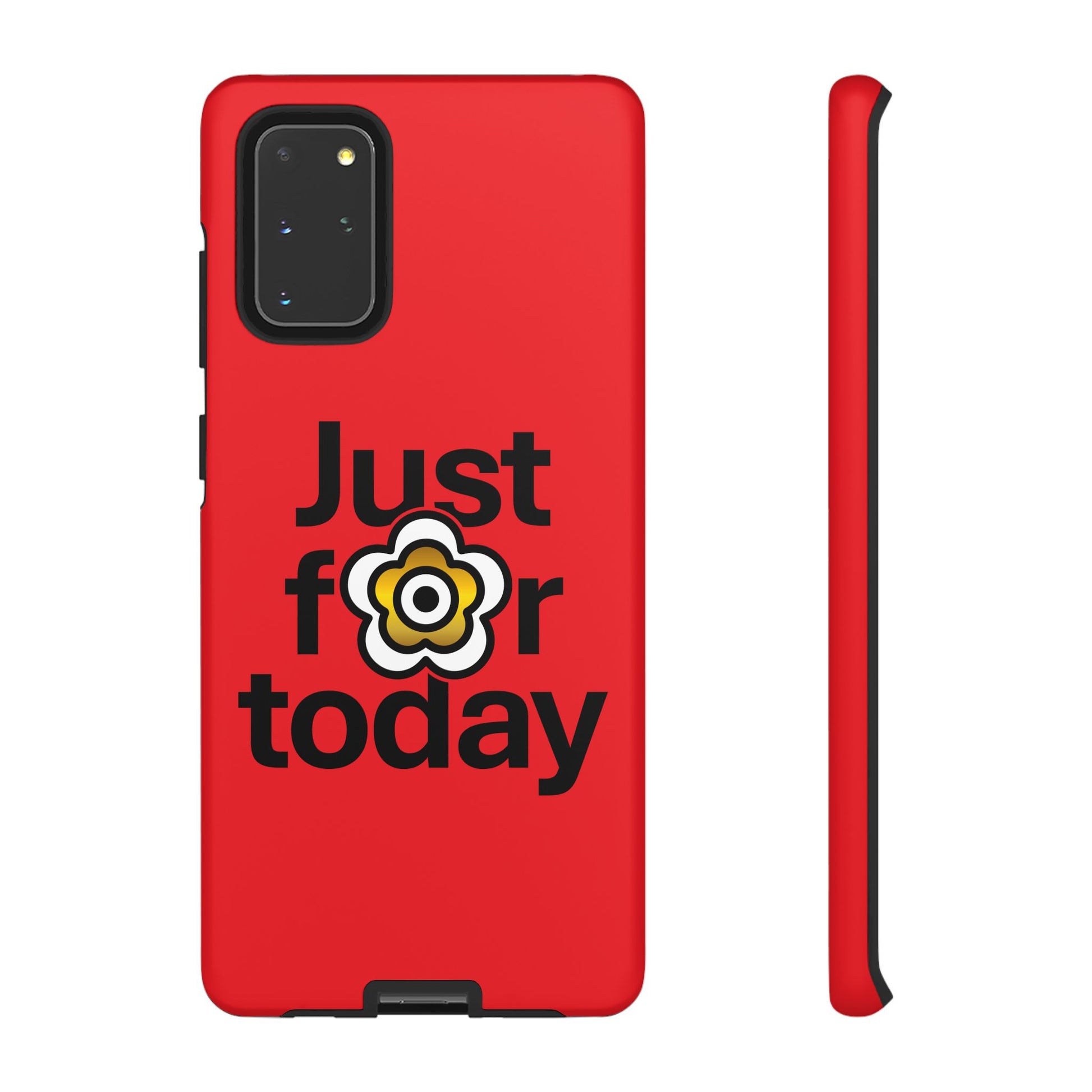 P🌺🌺P2Poppies Just for Today Samsung Phone Case – Inspirational Recovery Protection