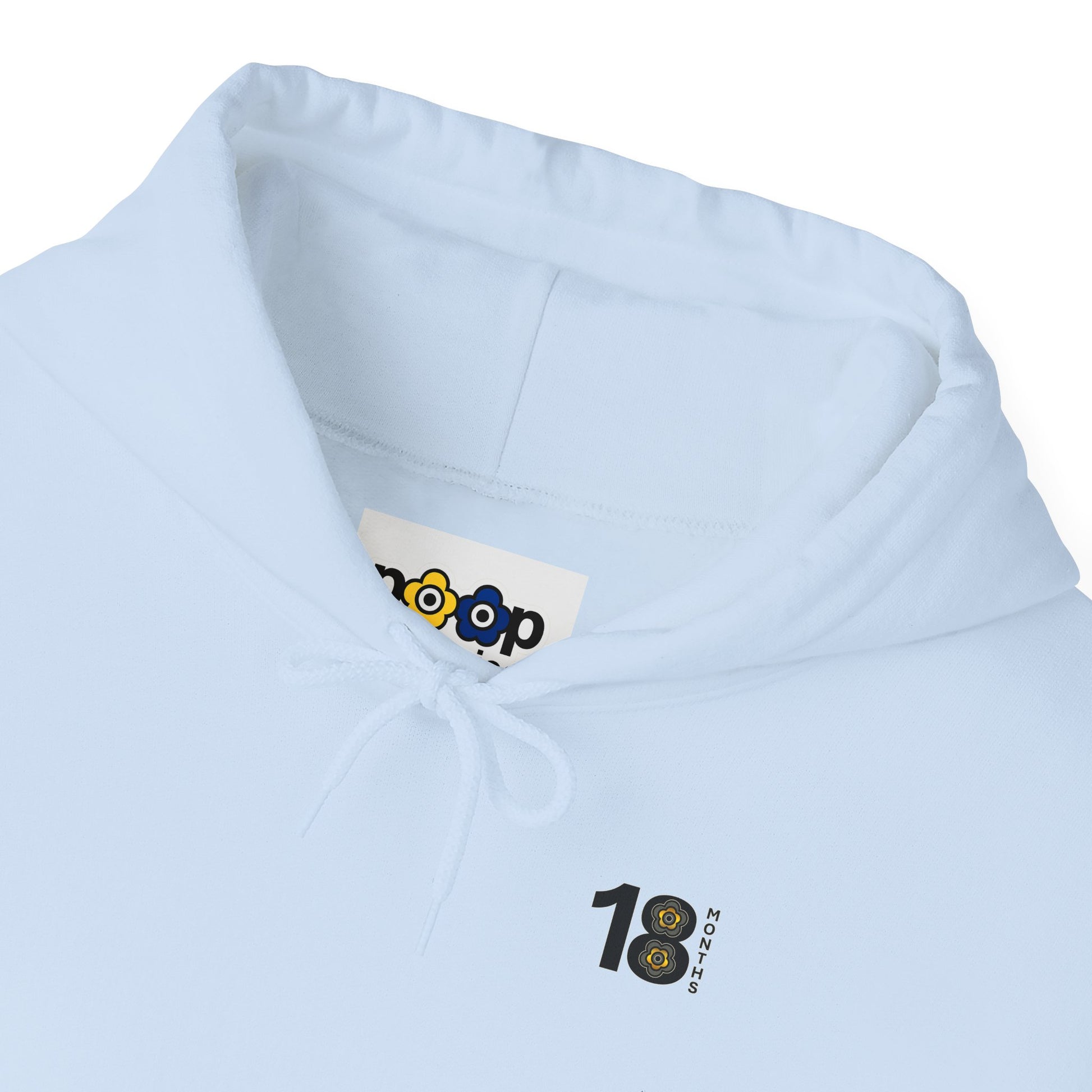 P🌺🌺P2Poppies 18 Months Sober Hoodie – Recovery Milestone Sweatshirt