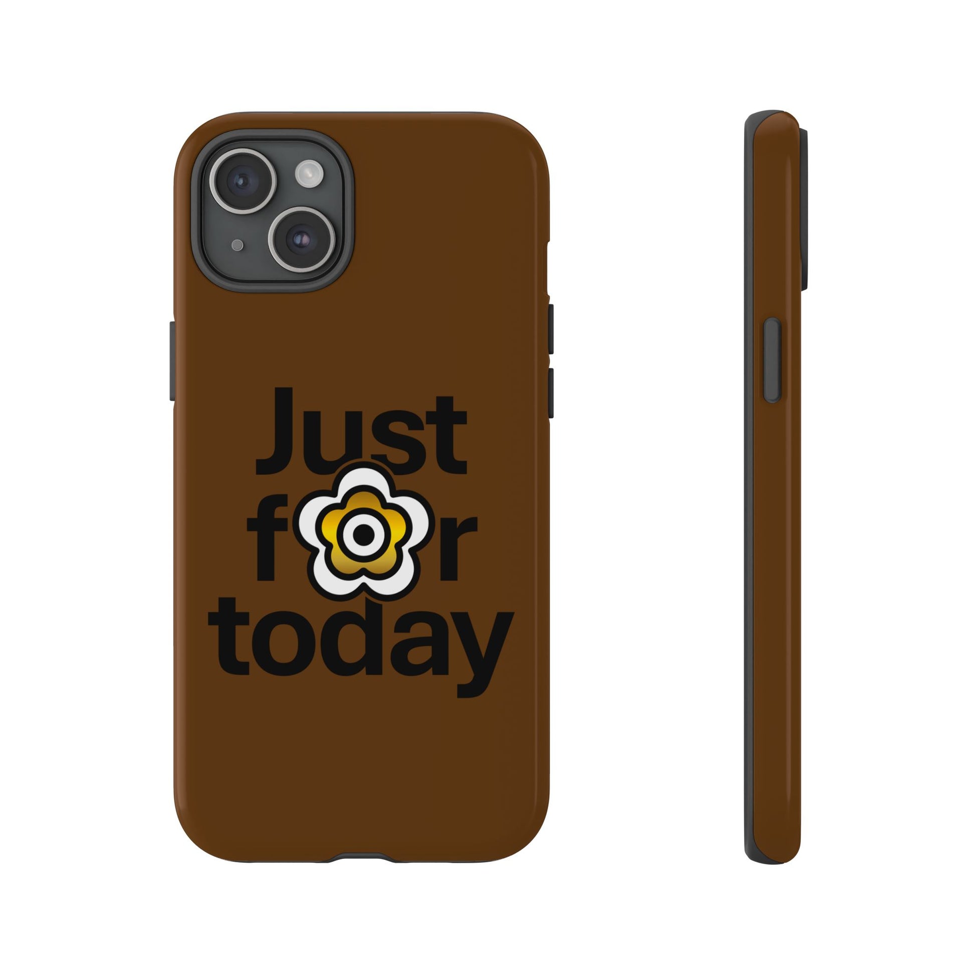 P🌺🌺P2Poppies Just for Today i-Phone Case – Inspirational Recovery Protection