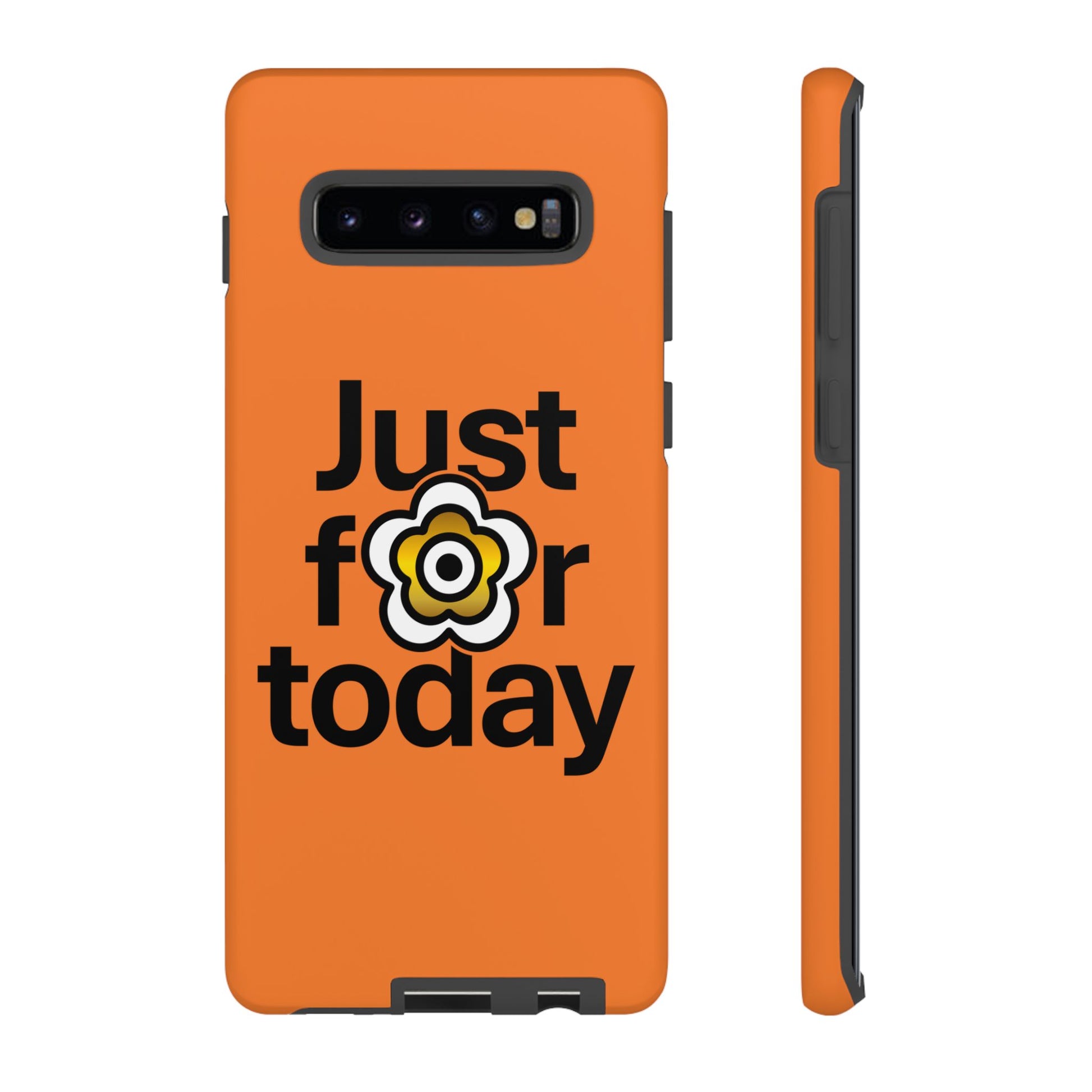 P🌺🌺P2Poppies Just for Today Samsung Phone Case – Inspirational Recovery Protection