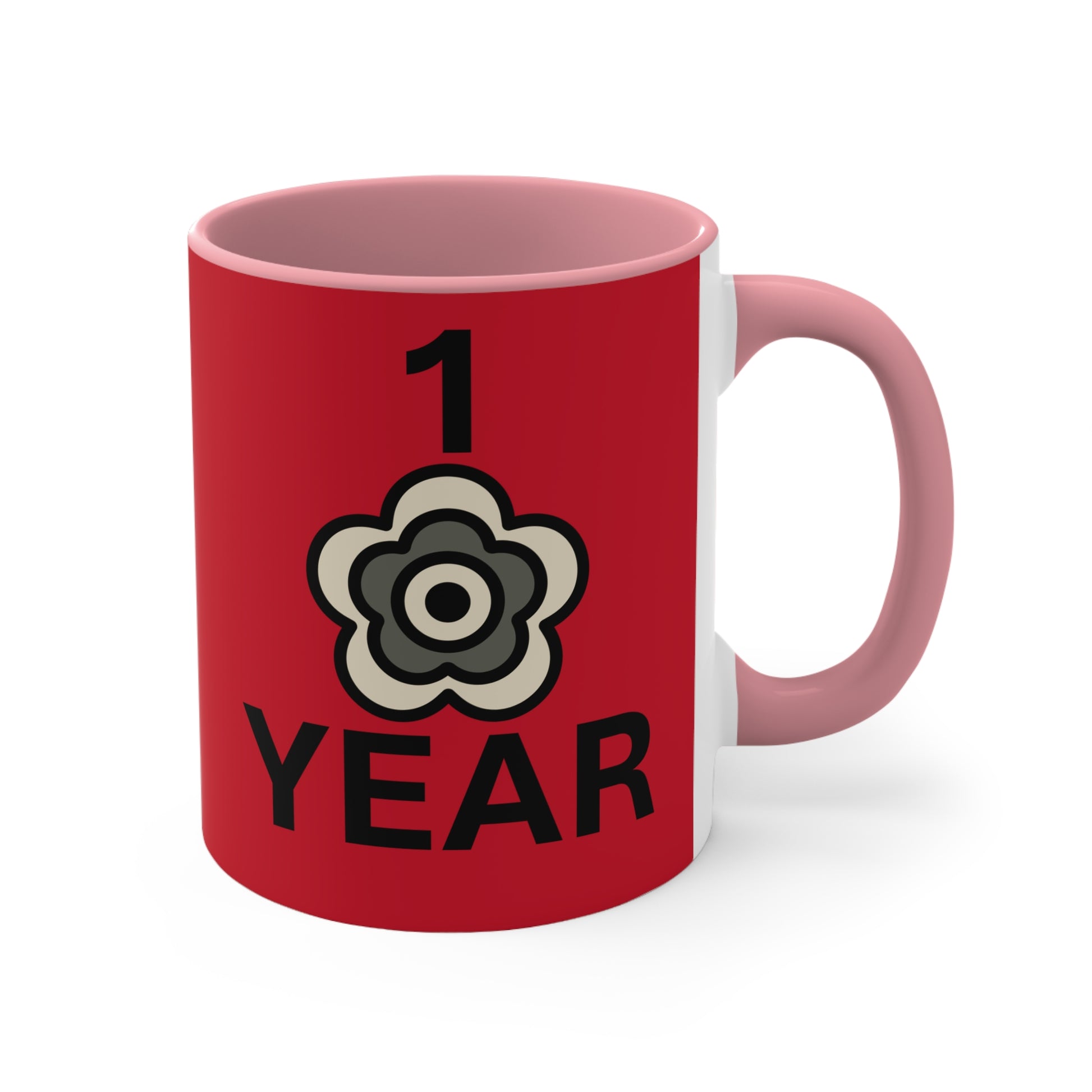 P🌺🌺P2Poppies 1 Year – Motivational Recovery Mug