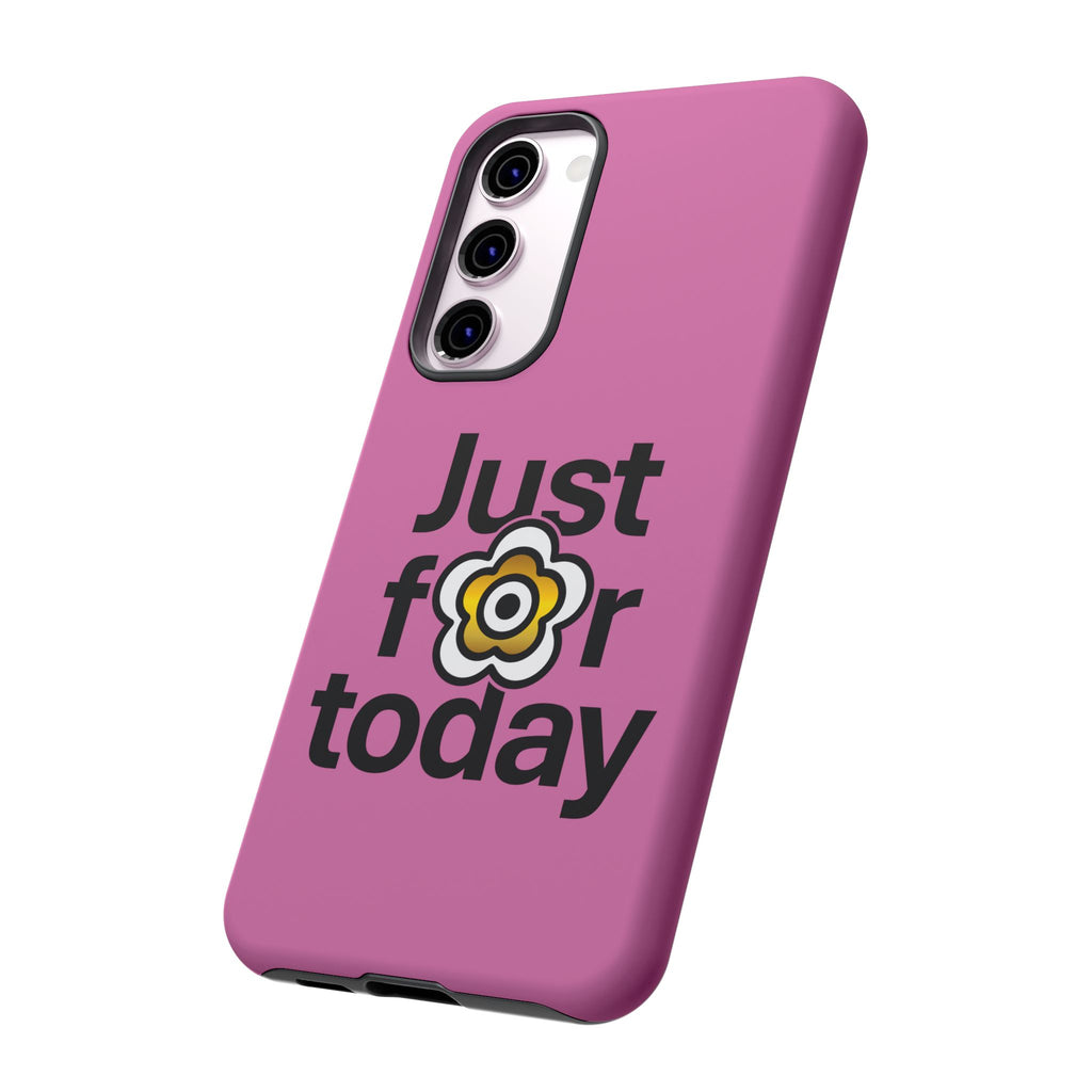 P🌺🌺P2Poppies Just for Today Samsung Phone Case – Inspirational Recovery Protection