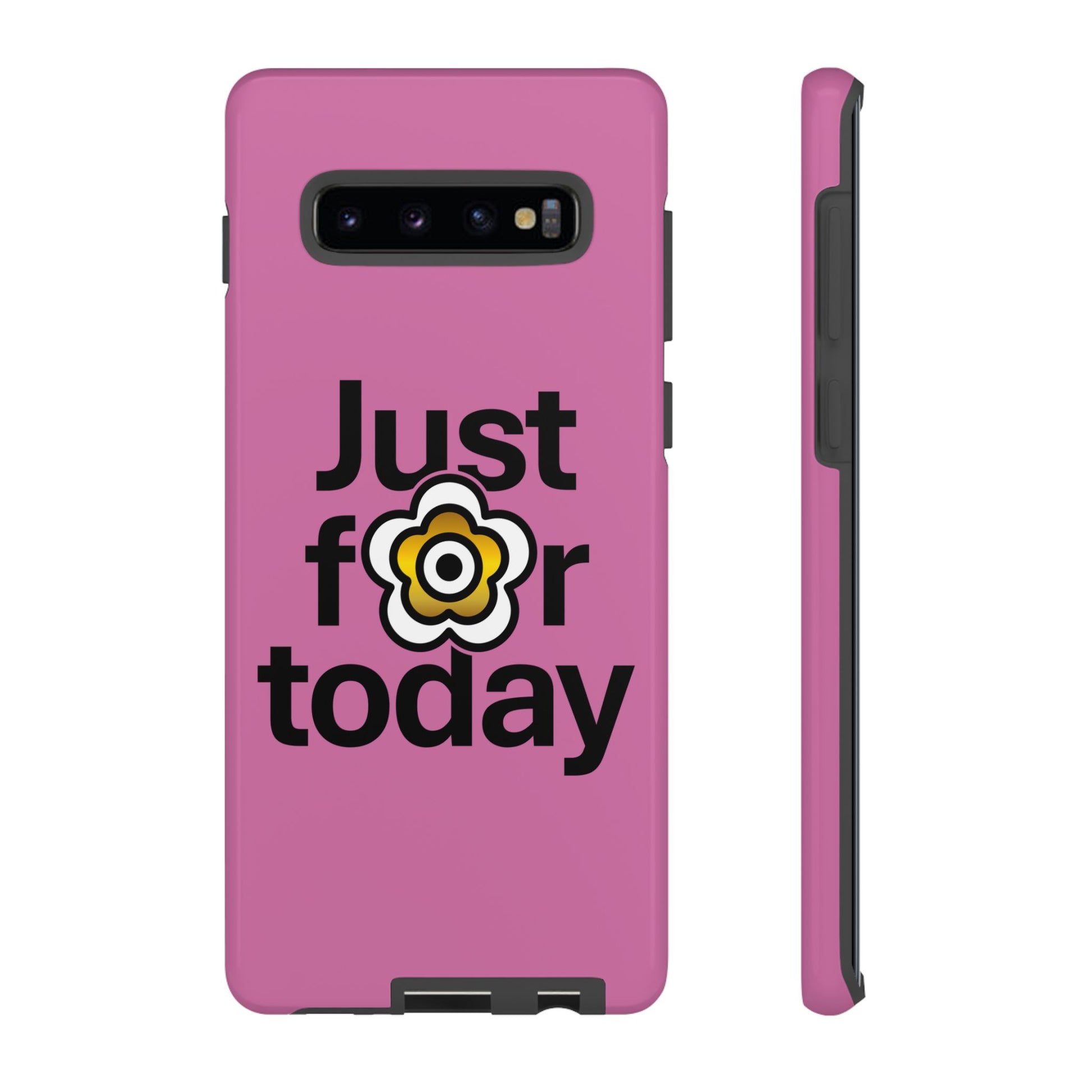 P🌺🌺P2Poppies Just for Today Samsung Phone Case – Inspirational Recovery Protection