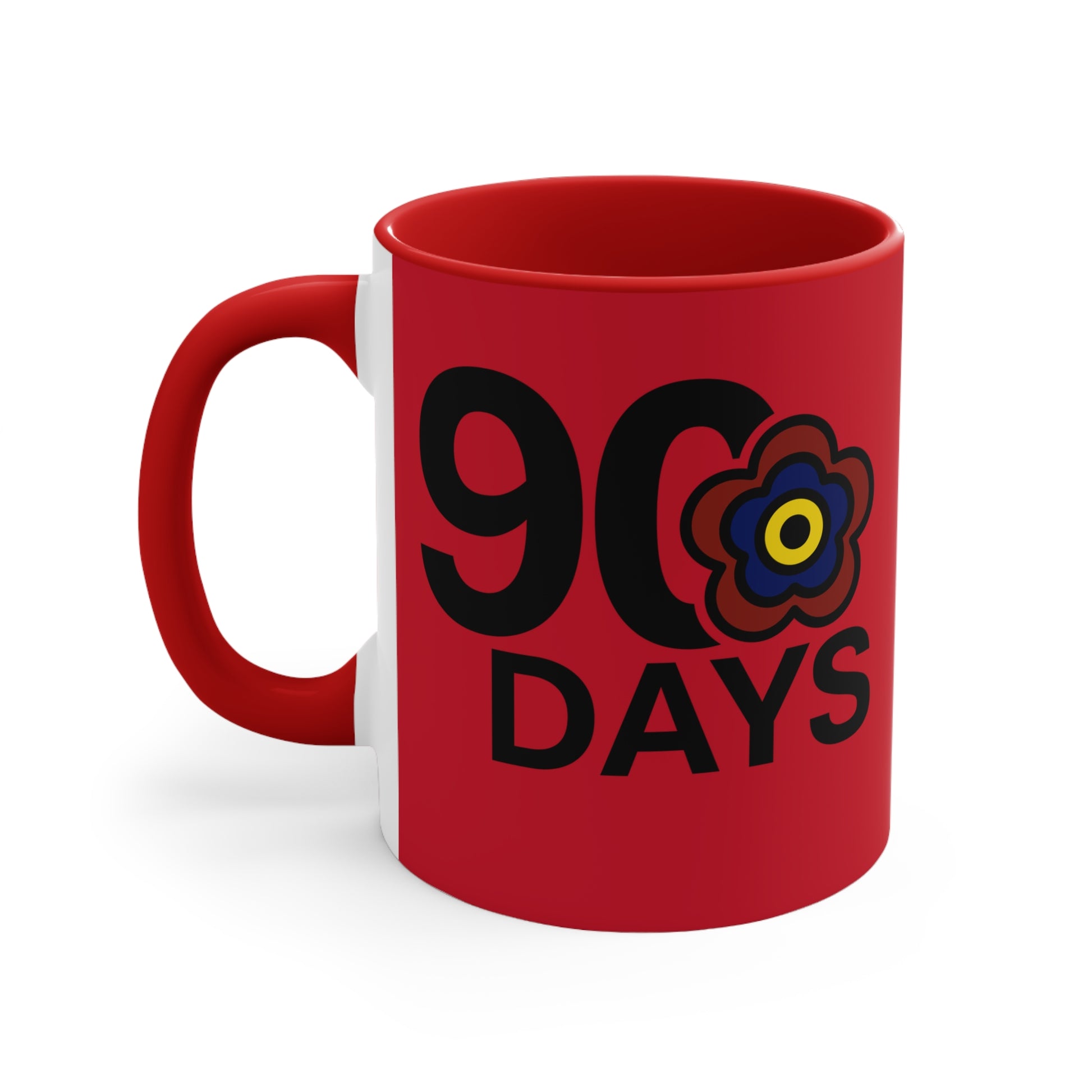 P🌺🌺P2Poppies 90 Days – Motivational Recovery Mug