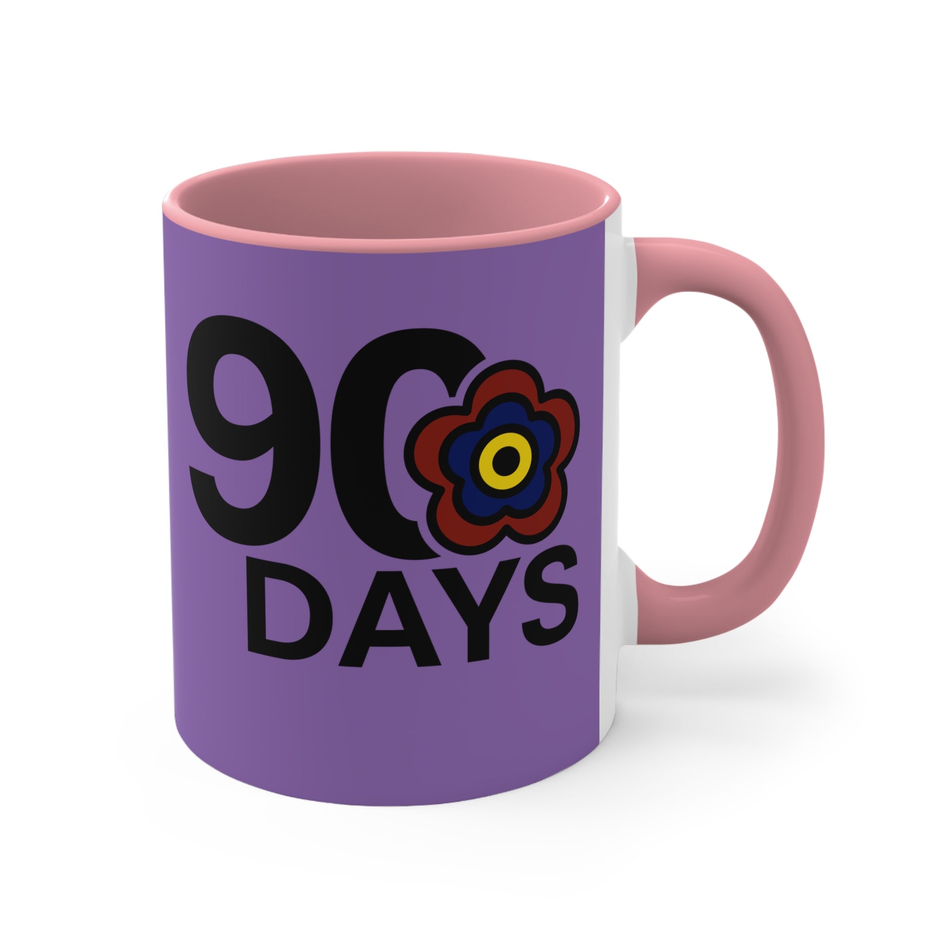 P🌺🌺P2Poppies 90 Days – Motivational Recovery Mug