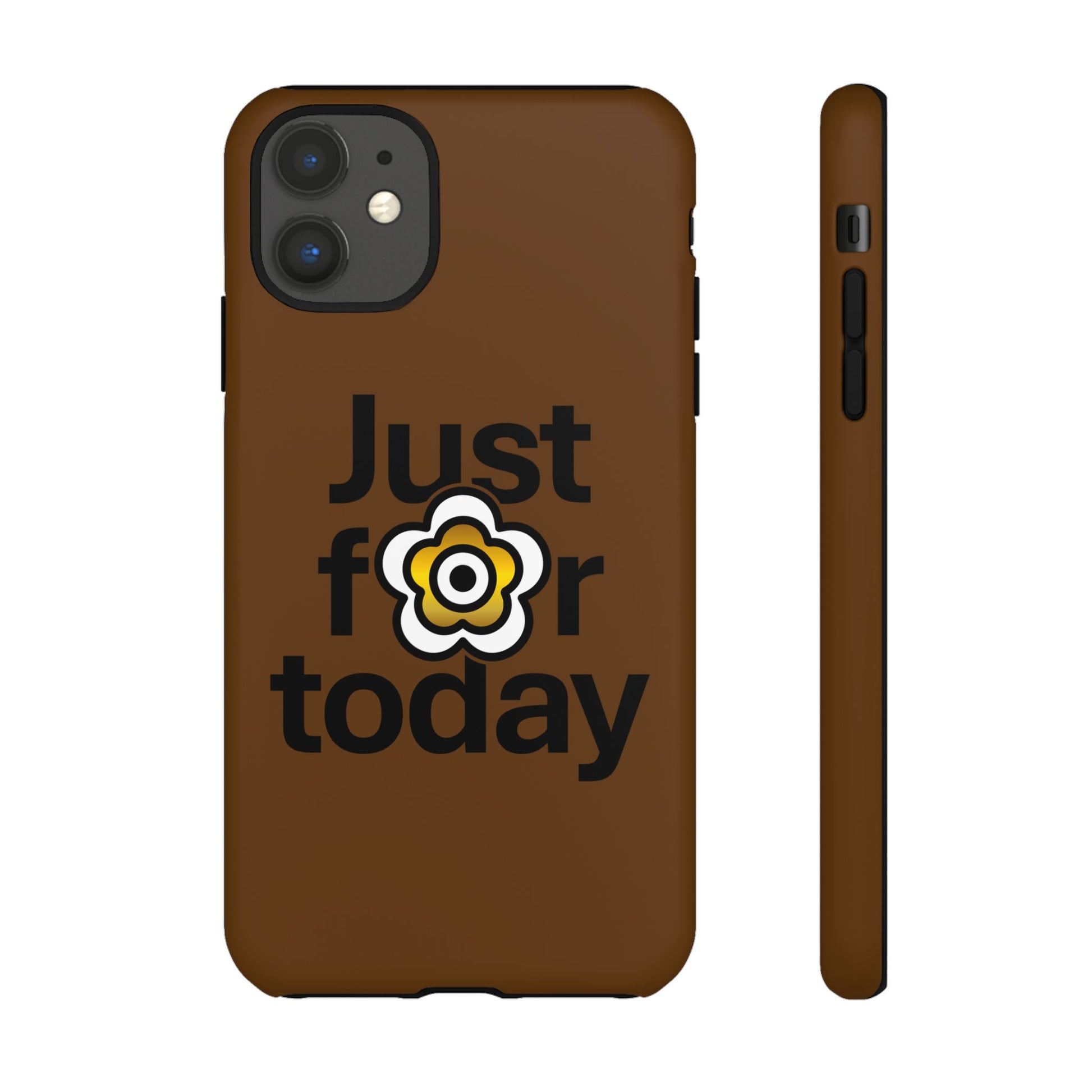 P🌺🌺P2Poppies Just for Today i-Phone Case – Inspirational Recovery Protection