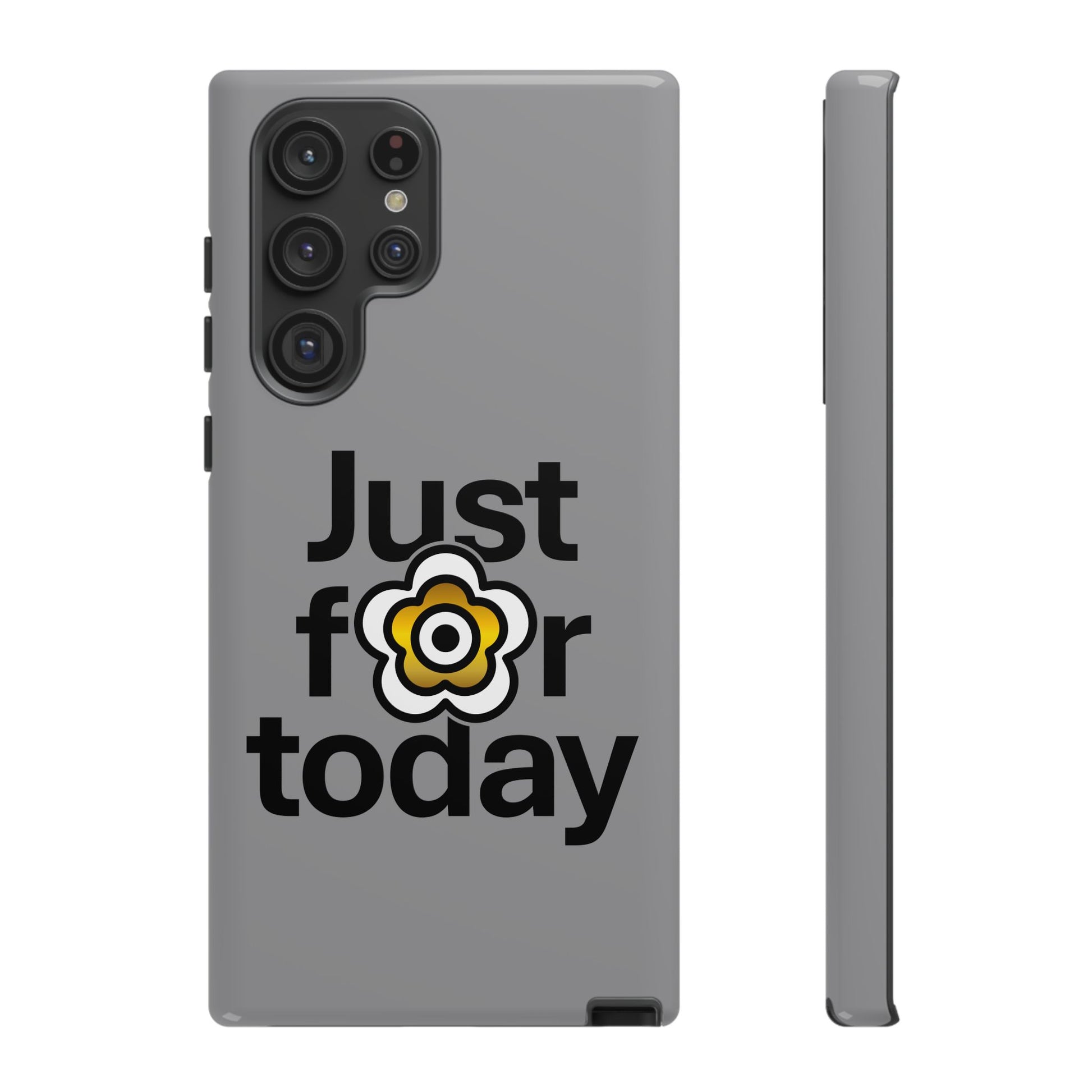 P🌺🌺P2Poppies Just for Today Samsung Phone Case – Inspirational Recovery Protection