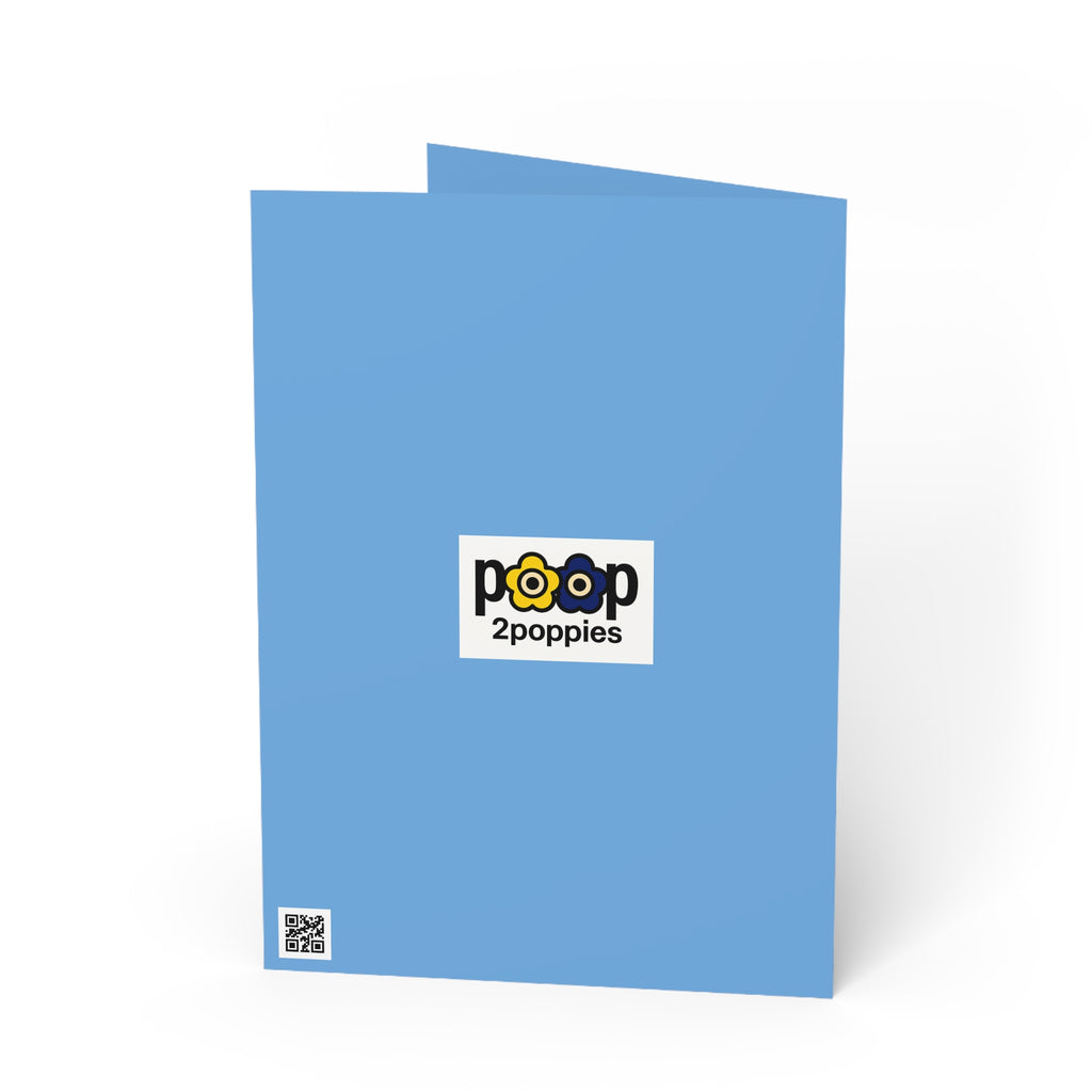 P🌺🌺P2Poppies Multiple Years Milestone Greeting Card