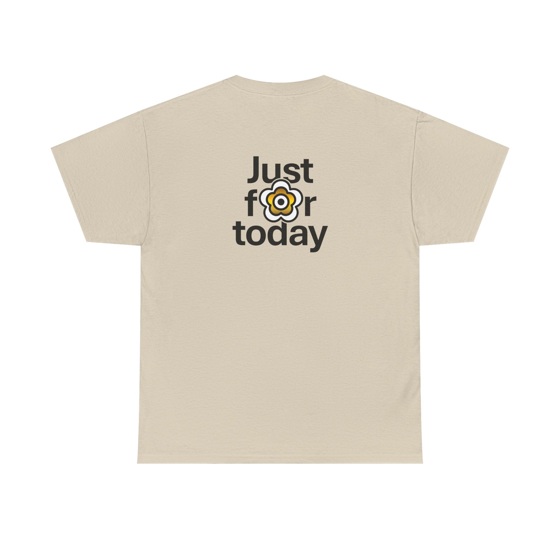 P🌺🌺P2Poppies Just for Today – Motivational Recovery T-Shirt