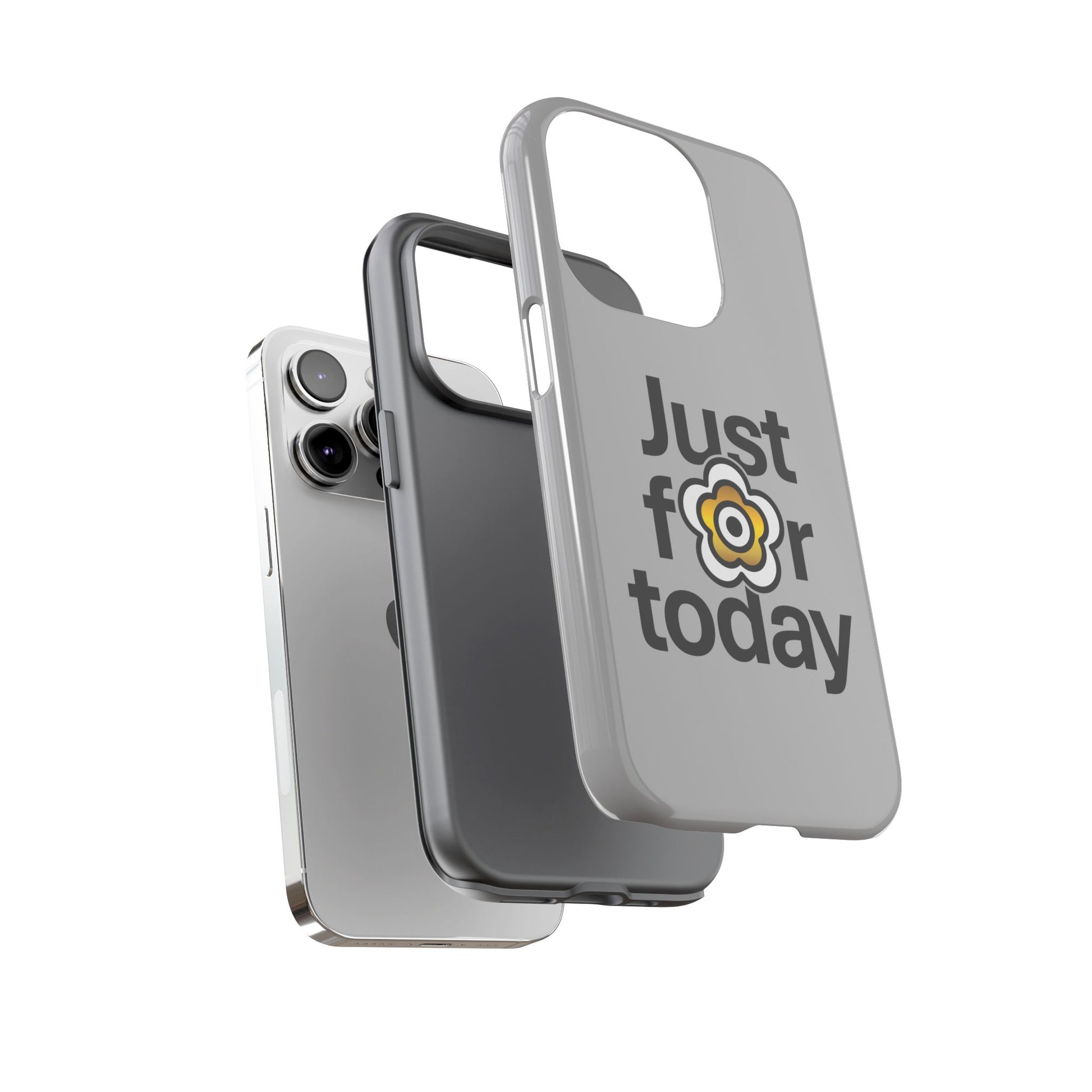 P🌺🌺P2Poppies Just for Today i-Phone Case – Inspirational Recovery Protection