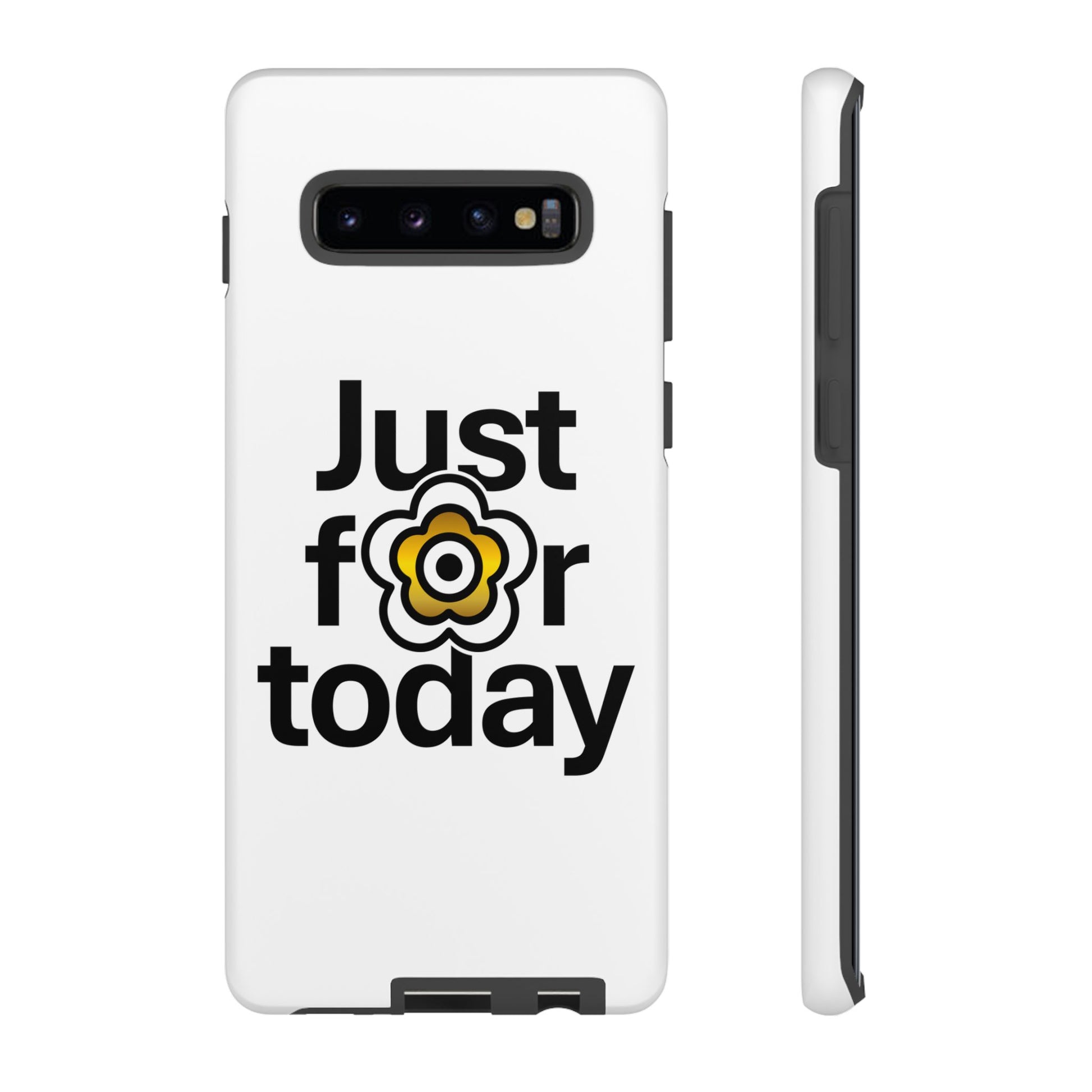 P🌺🌺P2Poppies Just for Today Samsung Phone Case – Inspirational Recovery Protection