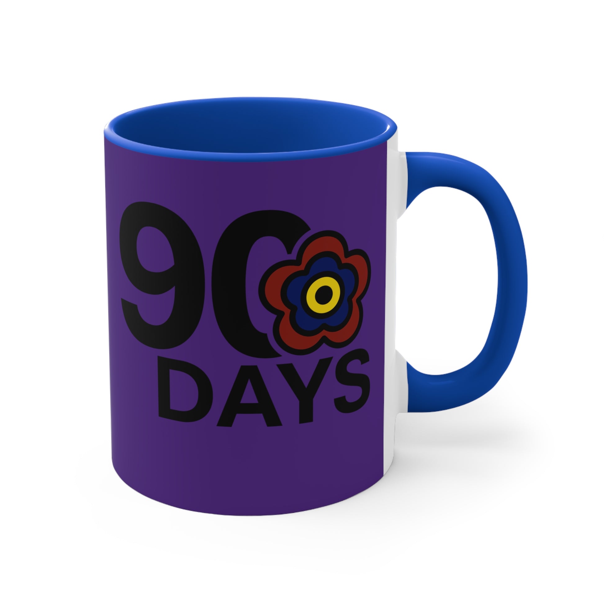 P🌺🌺P2Poppies 90 Days – Motivational Recovery Mug