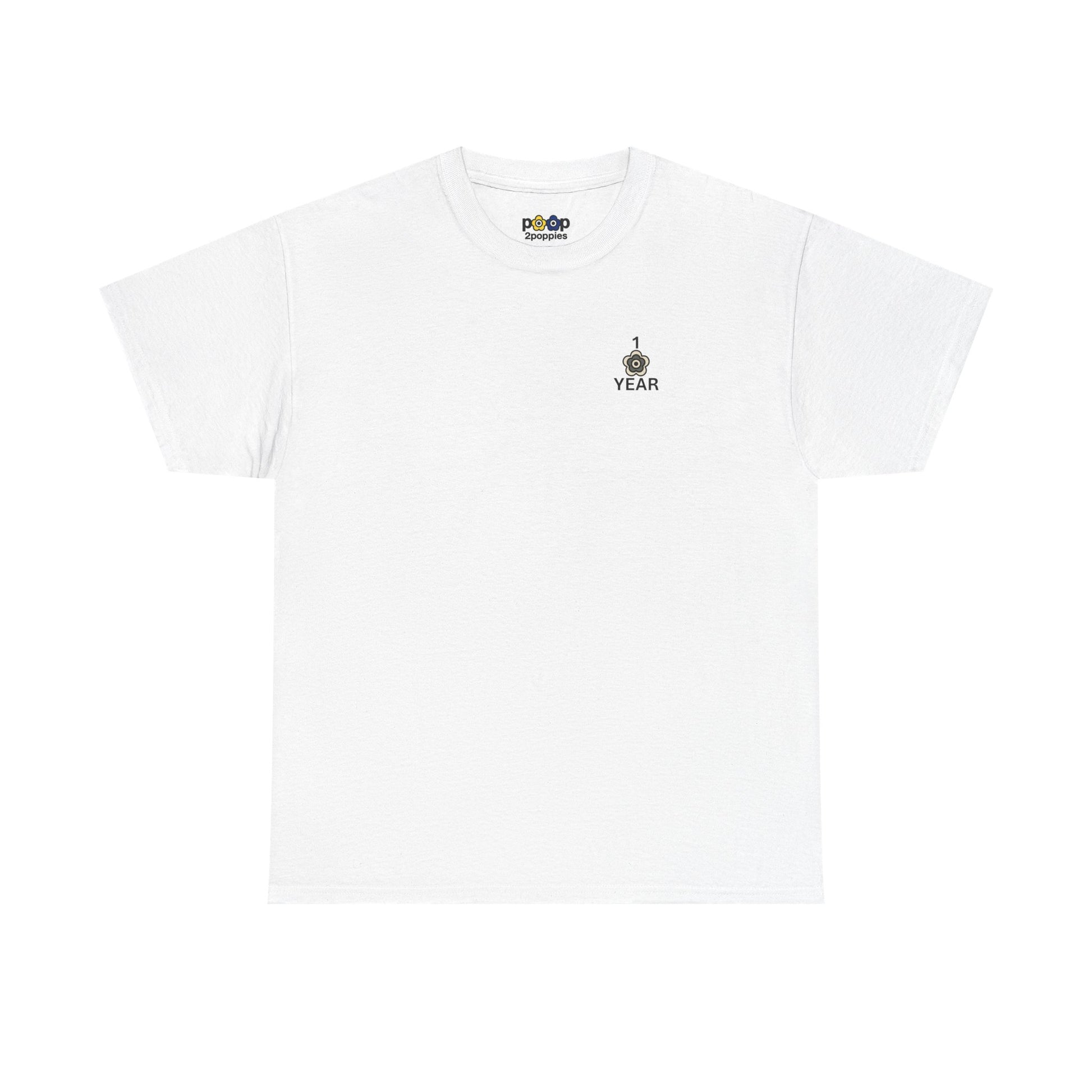 P🌺🌺P2Poppies 1 Year Sober – Motivational Recovery T-Shirt