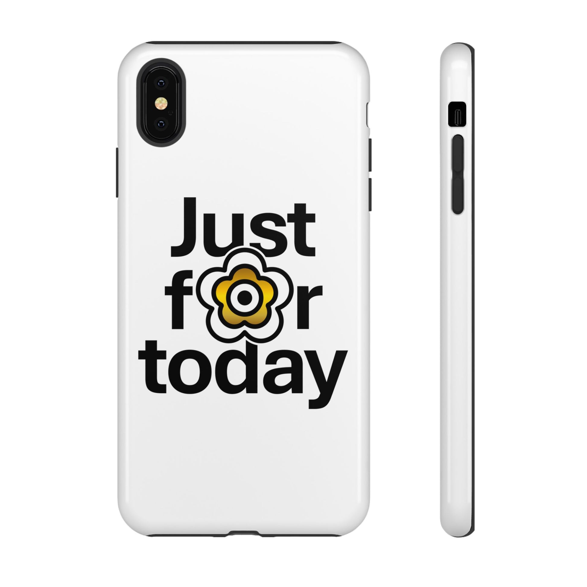 P🌺🌺P2Poppies Just for Today i-Phone Case – Inspirational Recovery Protection