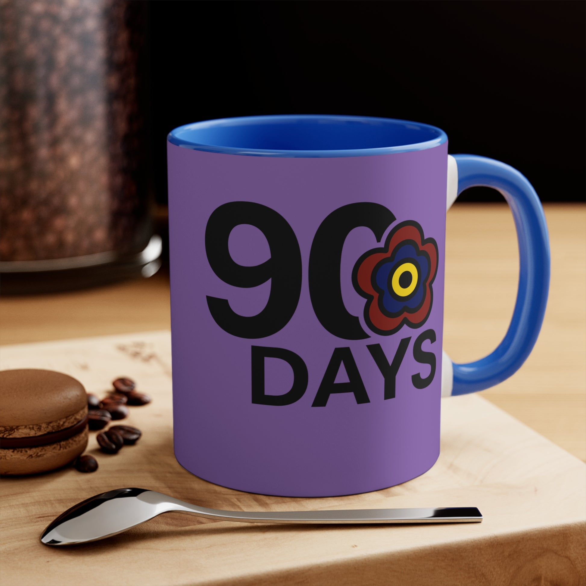 P🌺🌺P2Poppies 90 Days – Motivational Recovery Mug