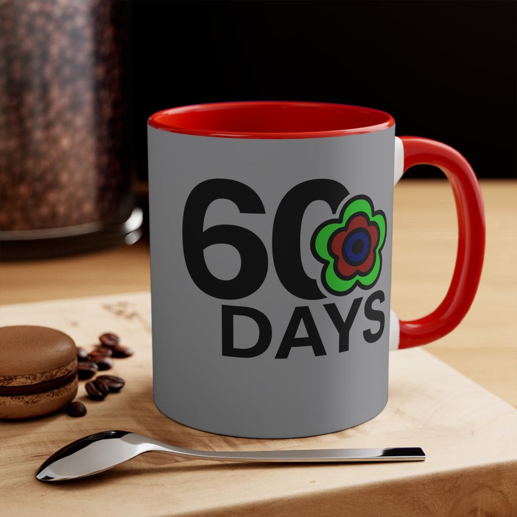 P🌺🌺P2Poppies 60 Days – Motivational Recovery Mug