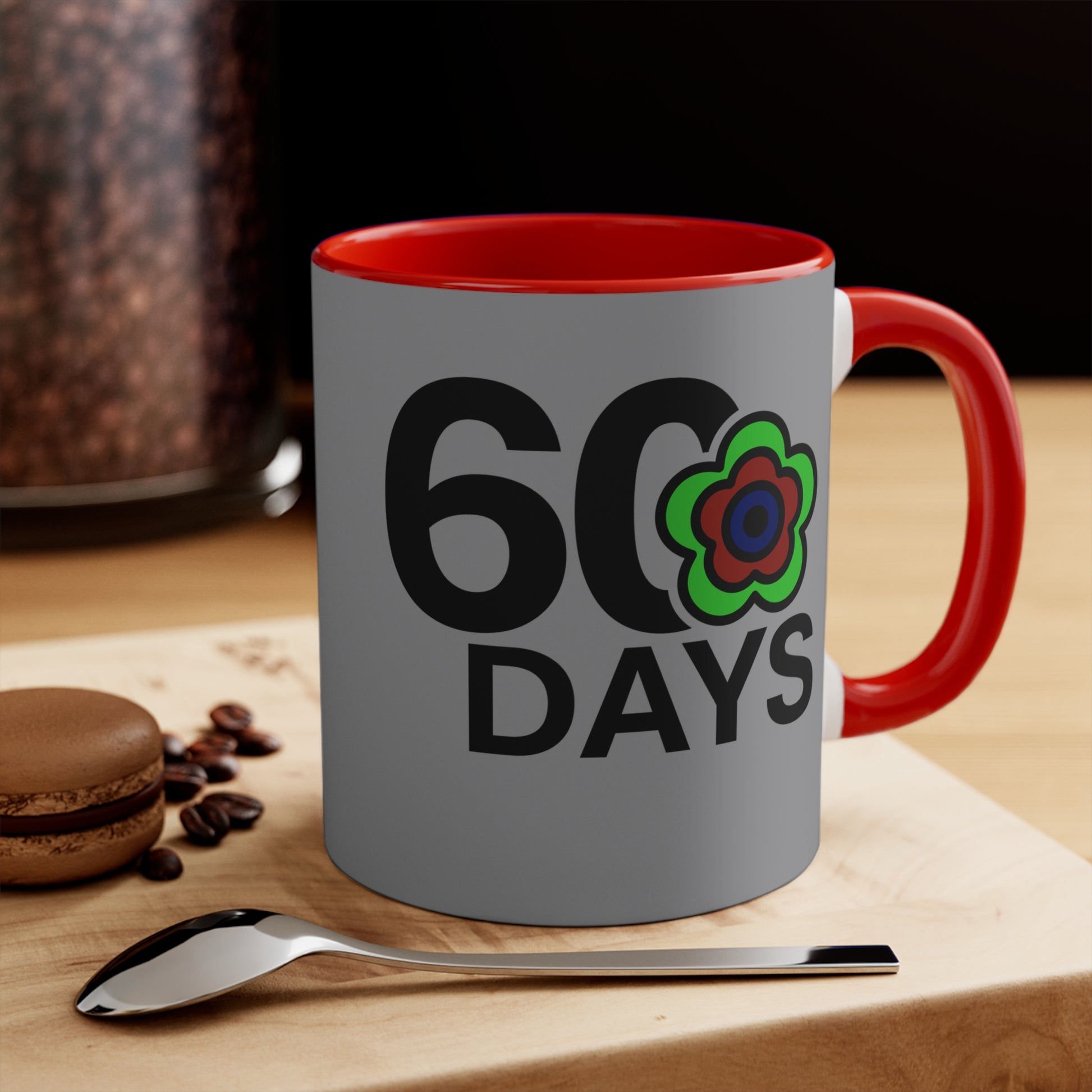 P🌺🌺P2Poppies 60 Days – Motivational Recovery Mug