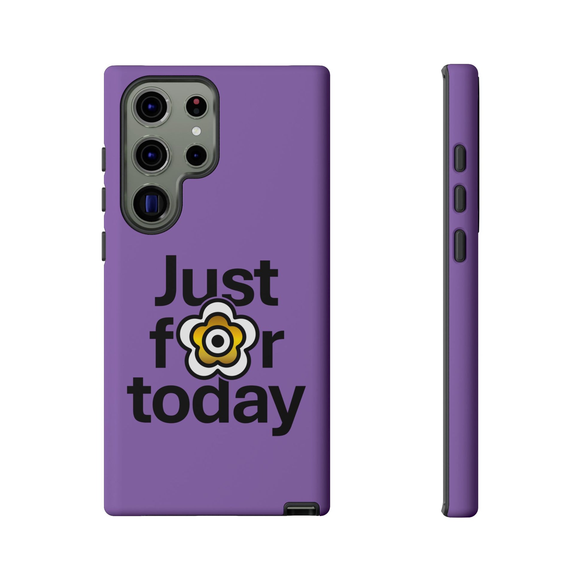 P🌺🌺P2Poppies Just for Today Samsung Phone Case – Inspirational Recovery Protection