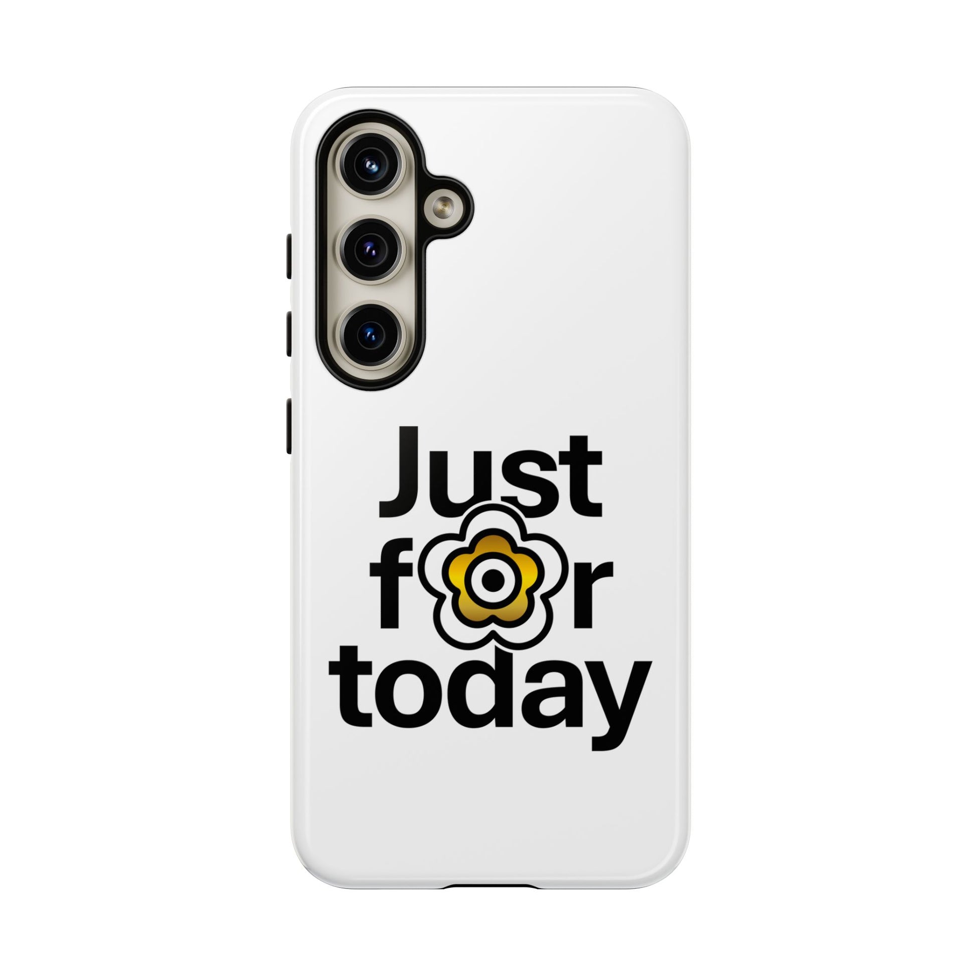 P🌺🌺P2Poppies Just for Today Samsung Phone Case – Inspirational Recovery Protection