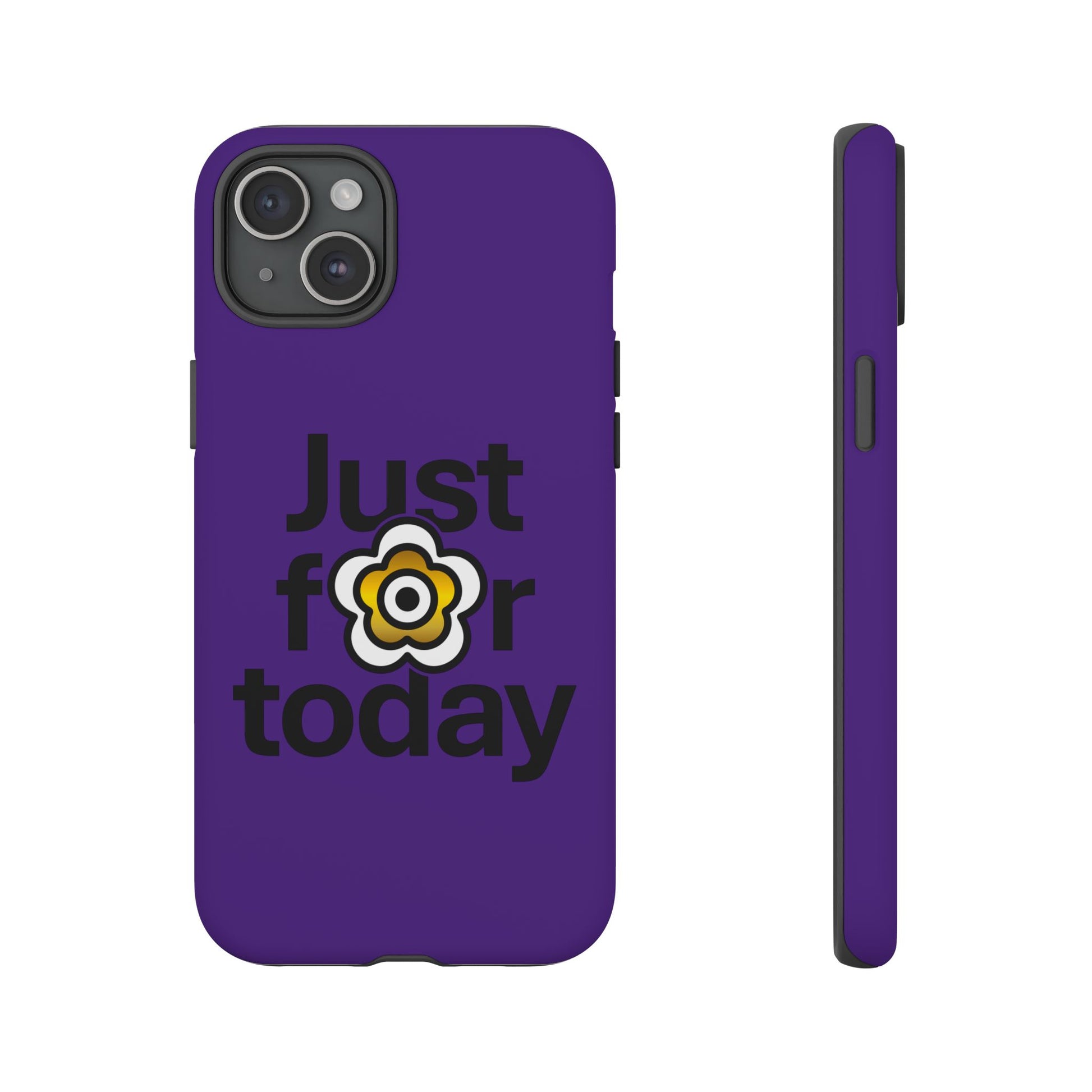 P🌺🌺P2Poppies Just for Today i-Phone Case – Inspirational Recovery Protection