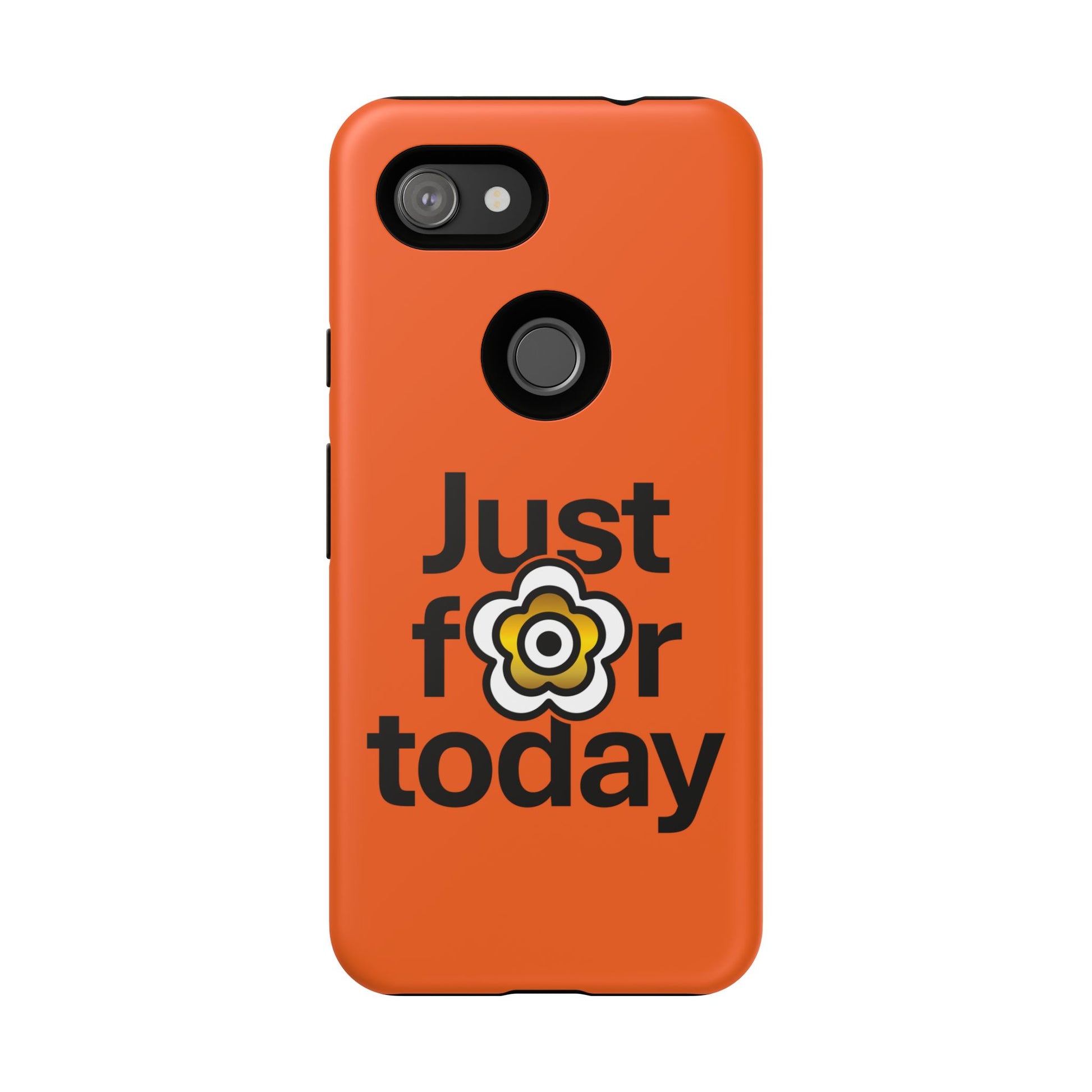 P🌺🌺P2Poppies Just for Today Google Phone Case – Inspirational Recovery Protection