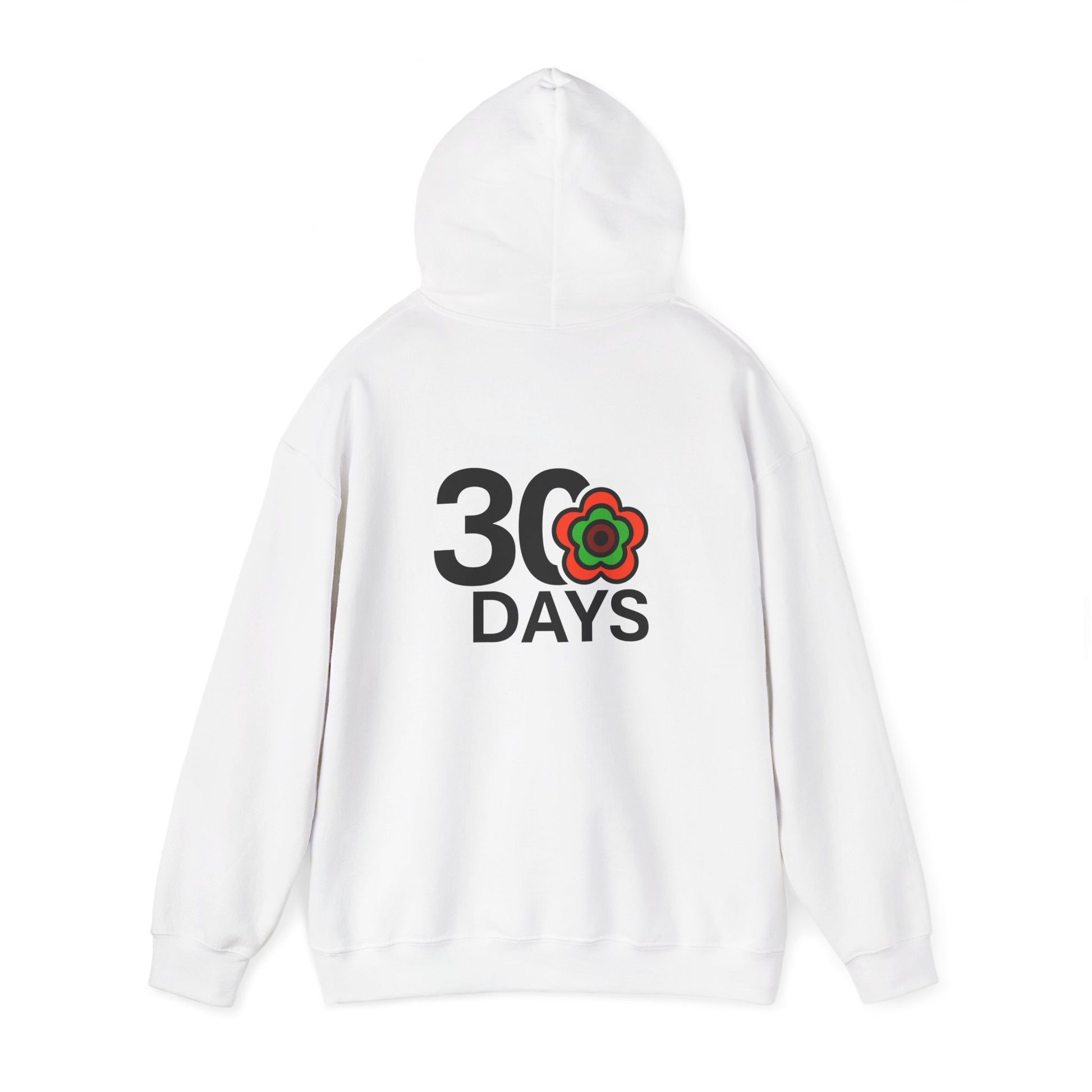 P🌺🌺P2Poppies 30 Days Sober Hoodie – Recovery Milestone Sweatshirt