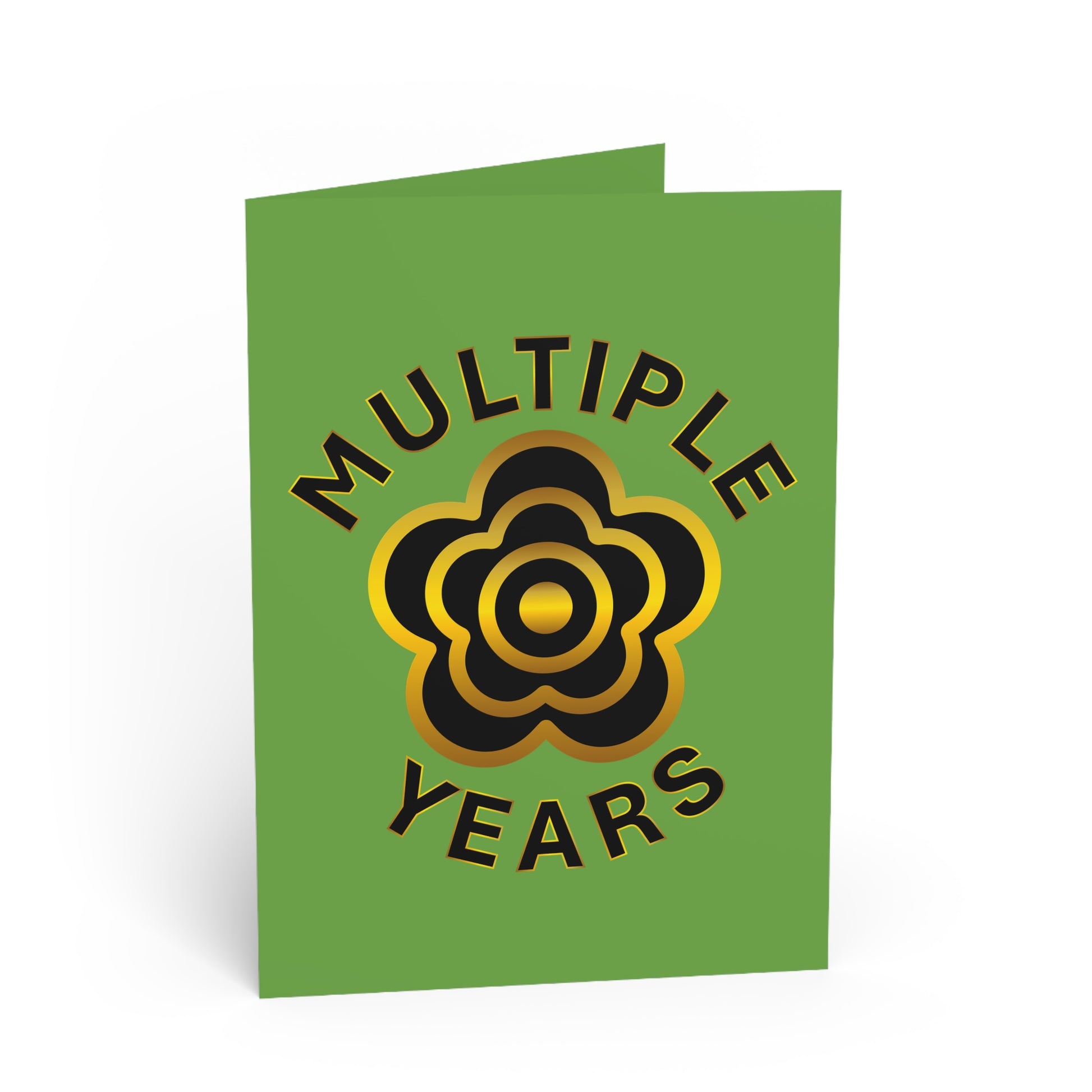 P🌺🌺P2Poppies Multiple Years Milestone Greeting Card