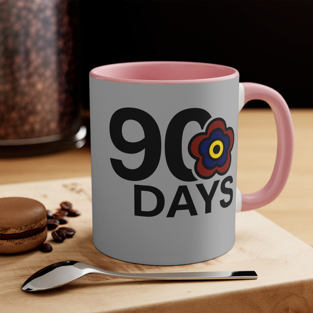 P🌺🌺P2Poppies 90 Days – Motivational Recovery Mug