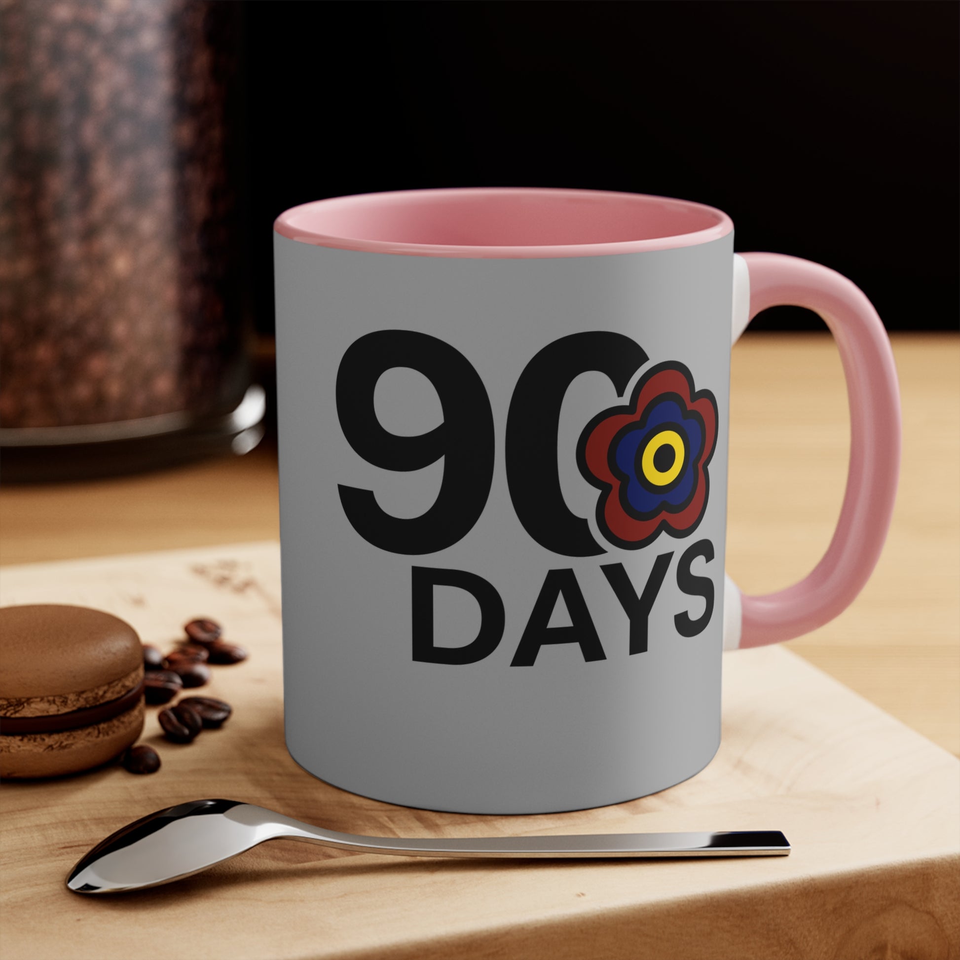 P🌺🌺P2Poppies 90 Days – Motivational Recovery Mug