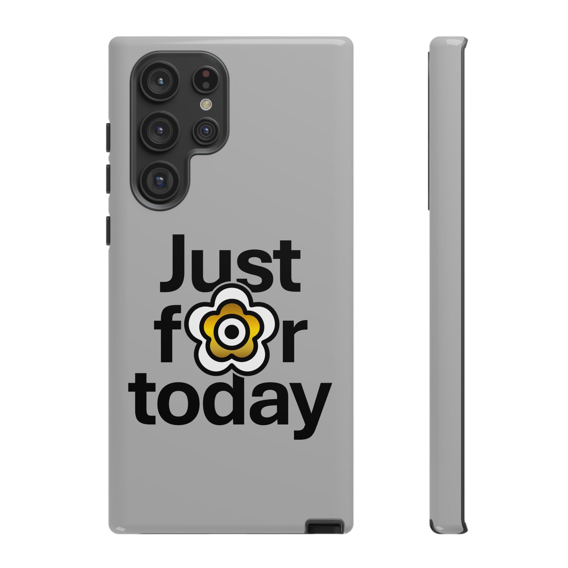 P🌺🌺P2Poppies Just for Today Samsung Phone Case – Inspirational Recovery Protection