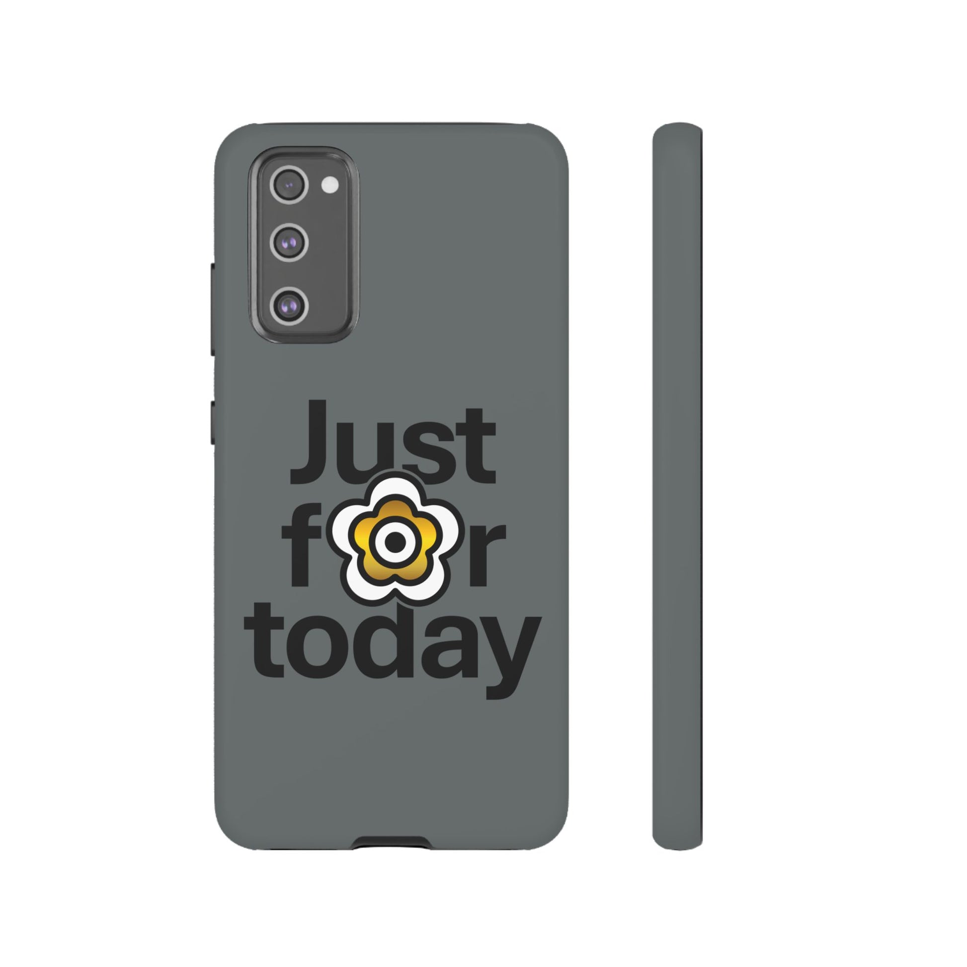 P🌺🌺P2Poppies Just for Today Samsung Phone Case – Inspirational Recovery Protection