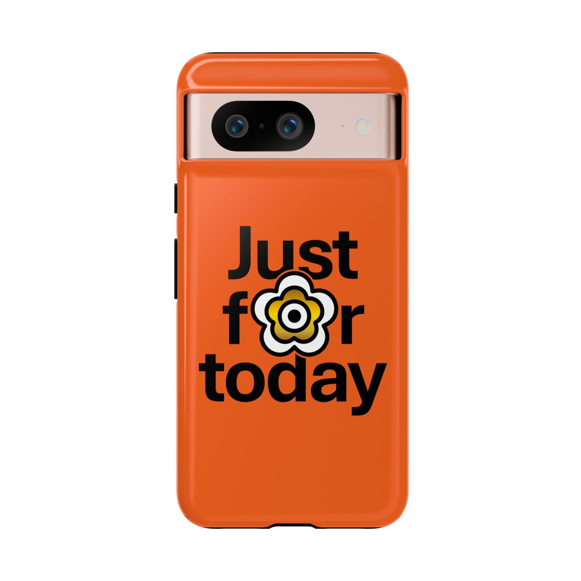 P🌺🌺P2Poppies Just for Today Google Phone Case – Inspirational Recovery Protection