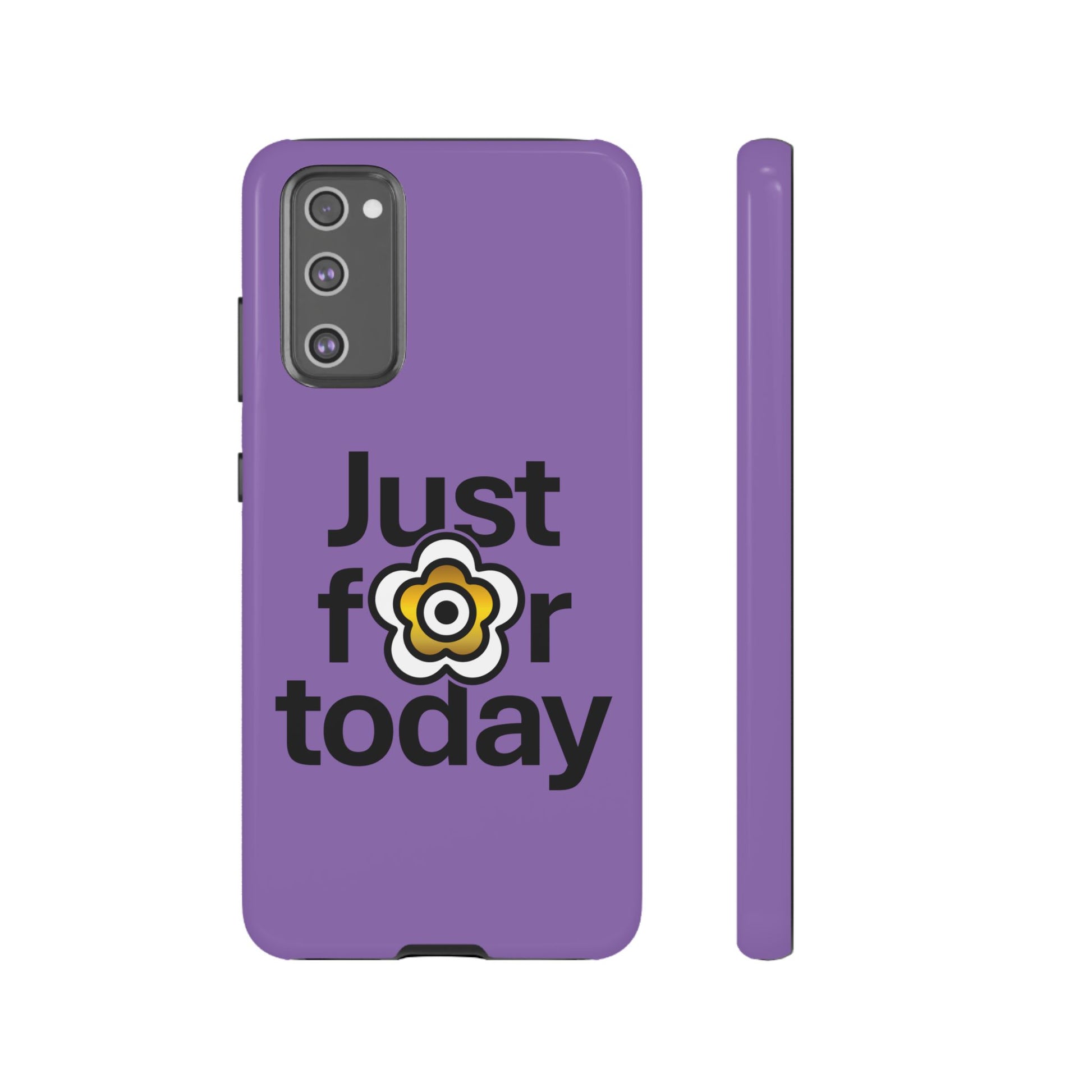 P🌺🌺P2Poppies Just for Today Samsung Phone Case – Inspirational Recovery Protection