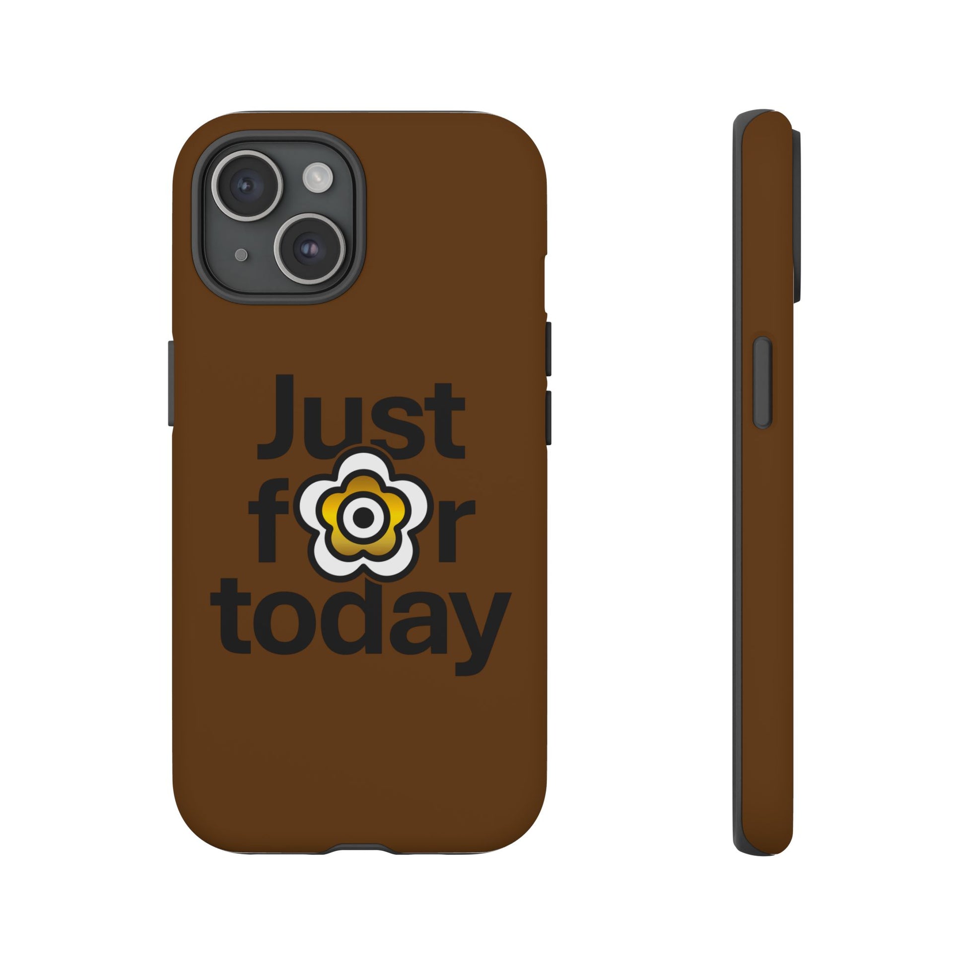 P🌺🌺P2Poppies Just for Today i-Phone Case – Inspirational Recovery Protection