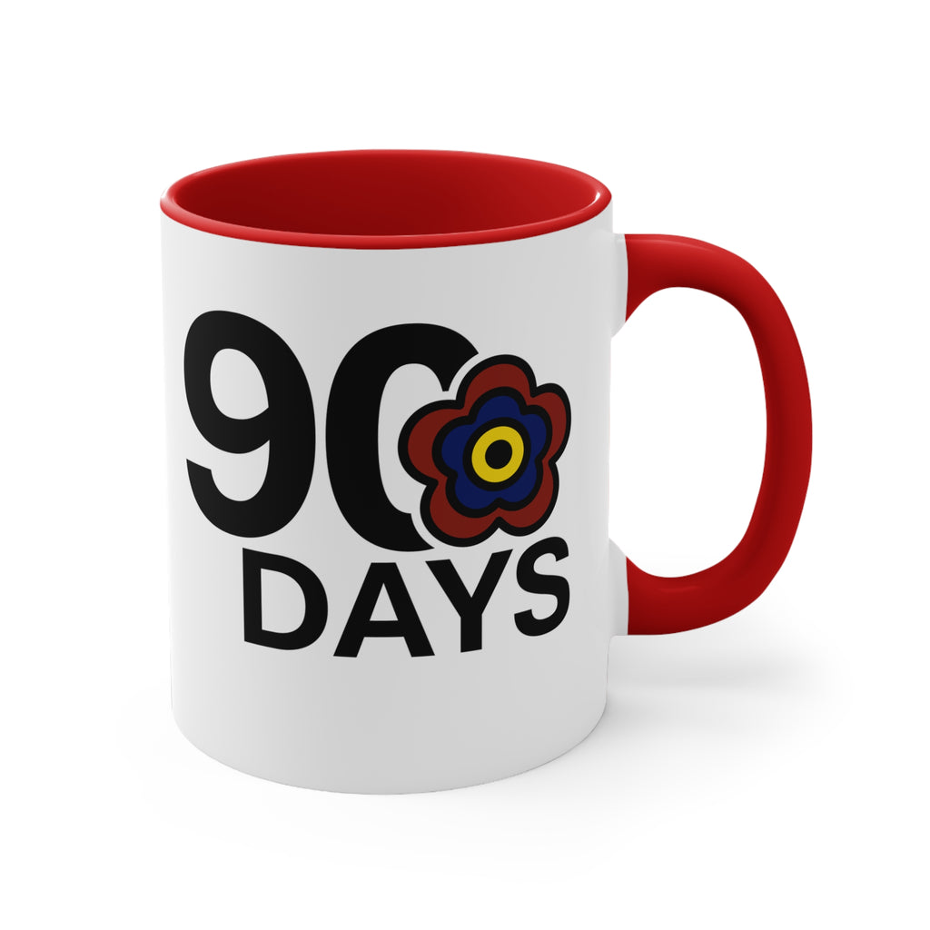 P🌺🌺P2Poppies 90 Days – Motivational Recovery Mug