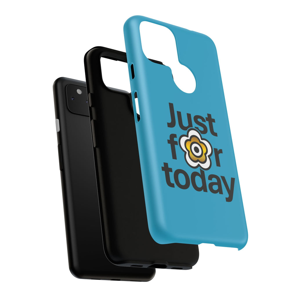 P🌺🌺P2Poppies Just for Today Google Phone Case – Inspirational Recovery Protection