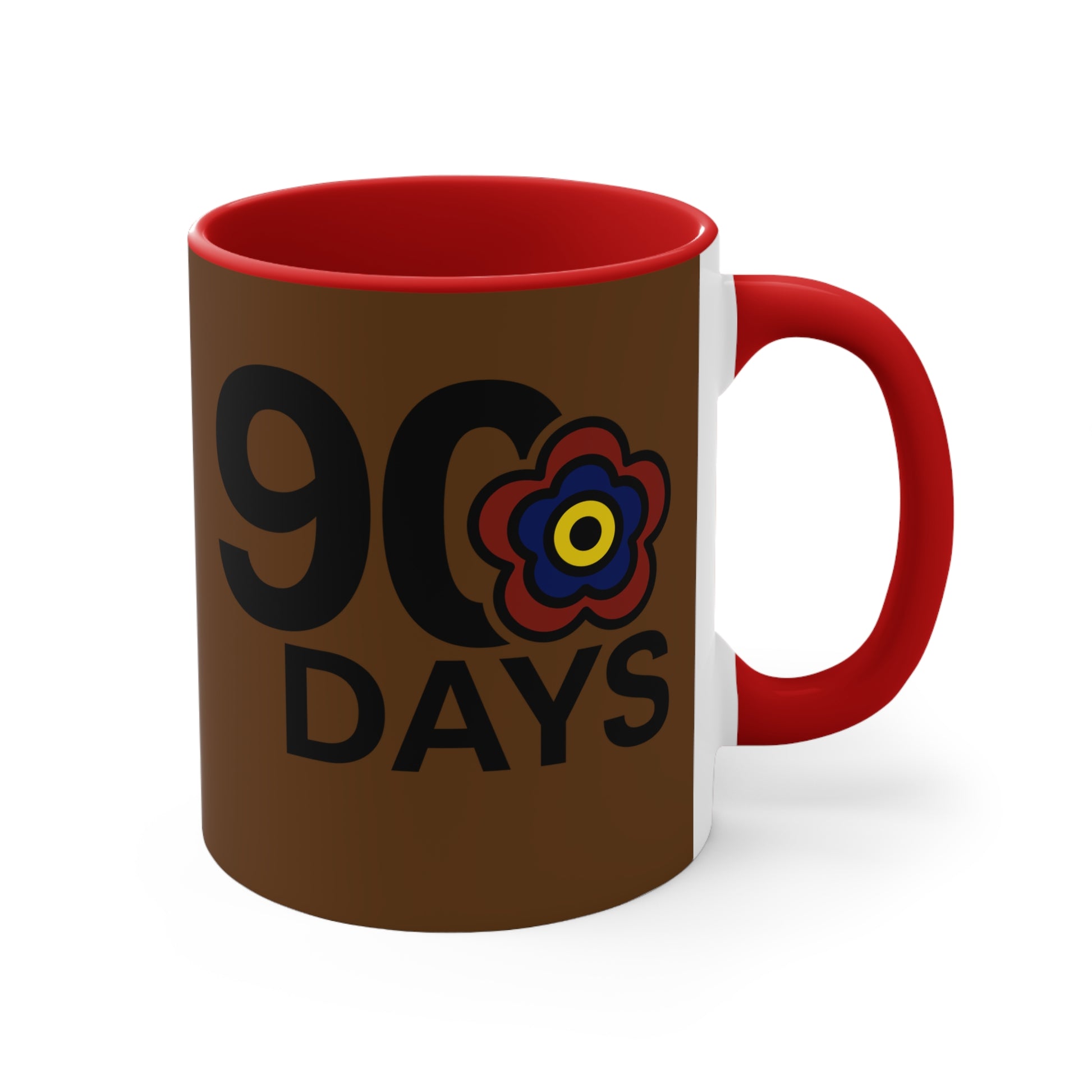 P🌺🌺P2Poppies 90 Days – Motivational Recovery Mug