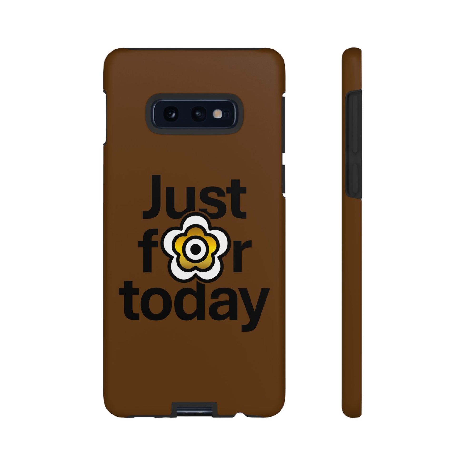 P🌺🌺P2Poppies Just for Today Samsung Phone Case – Inspirational Recovery Protection