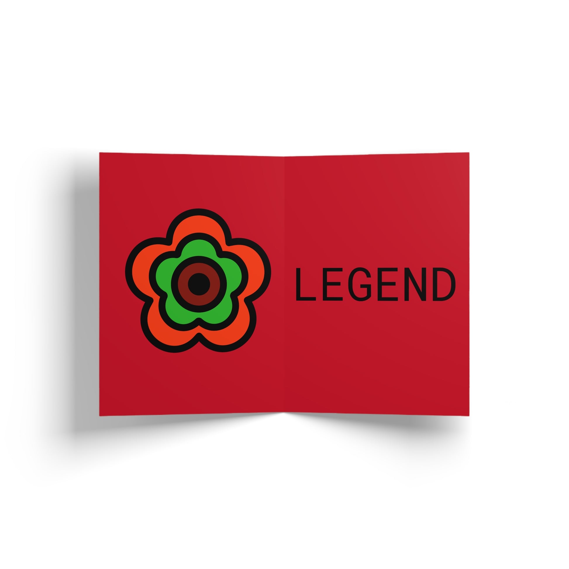 P🌺🌺P2Poppies 30 Days Milestone Greeting Card