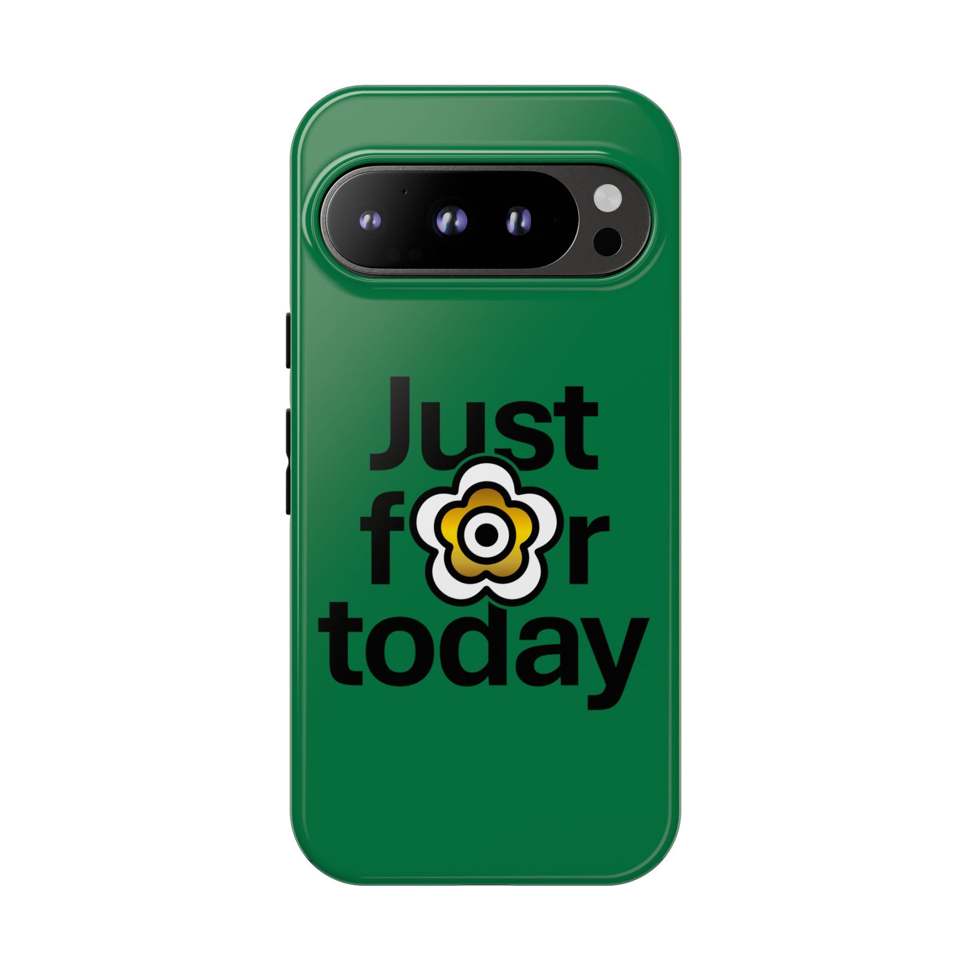 P🌺🌺P2Poppies Just for Today Google Phone Case – Inspirational Recovery Protection