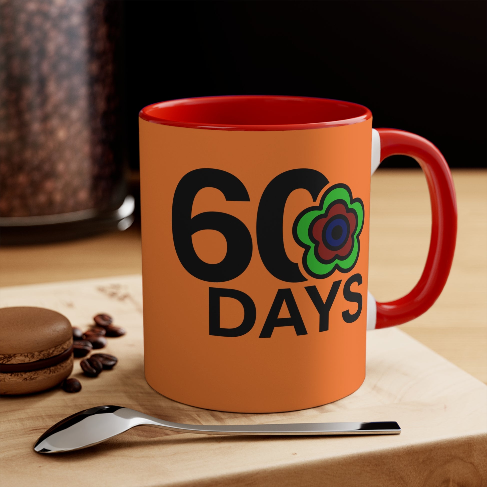 P🌺🌺P2Poppies 60 Days – Motivational Recovery Mug