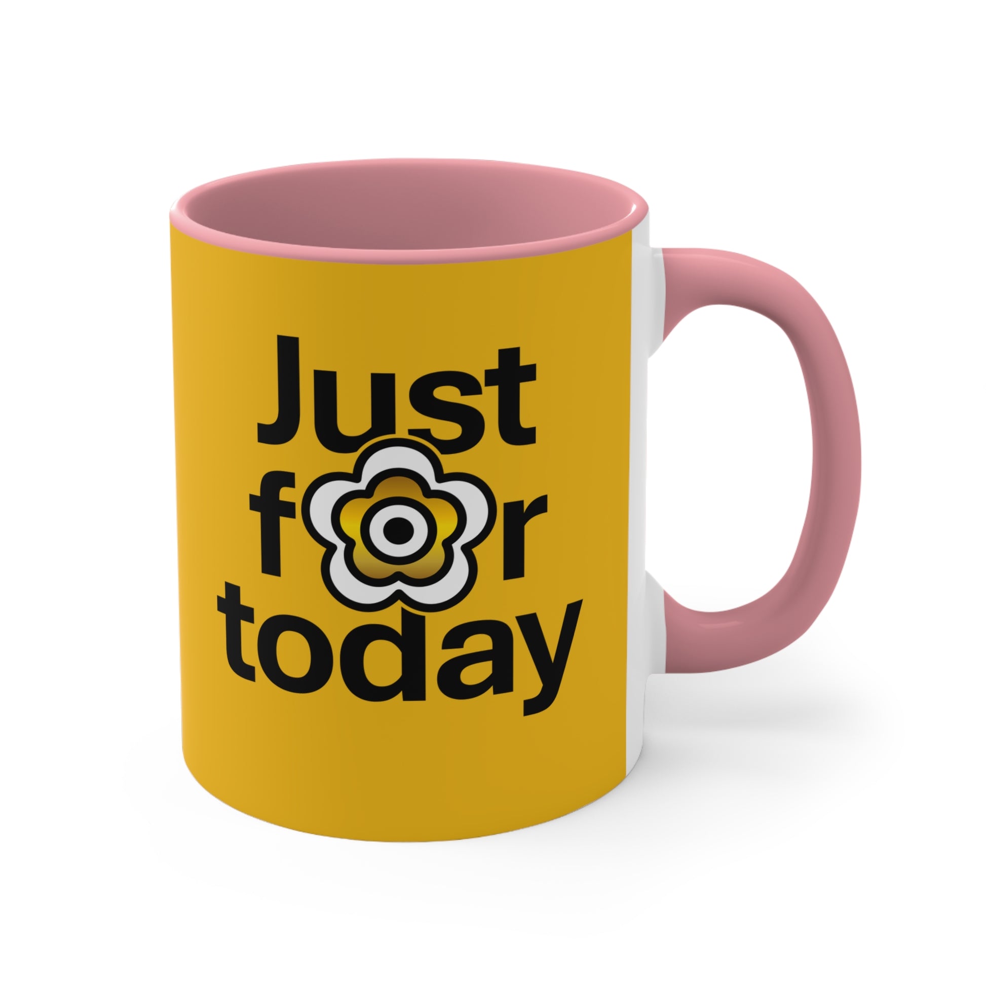 P🌺🌺P2Poppies Just for Today – Motivational Recovery Mug