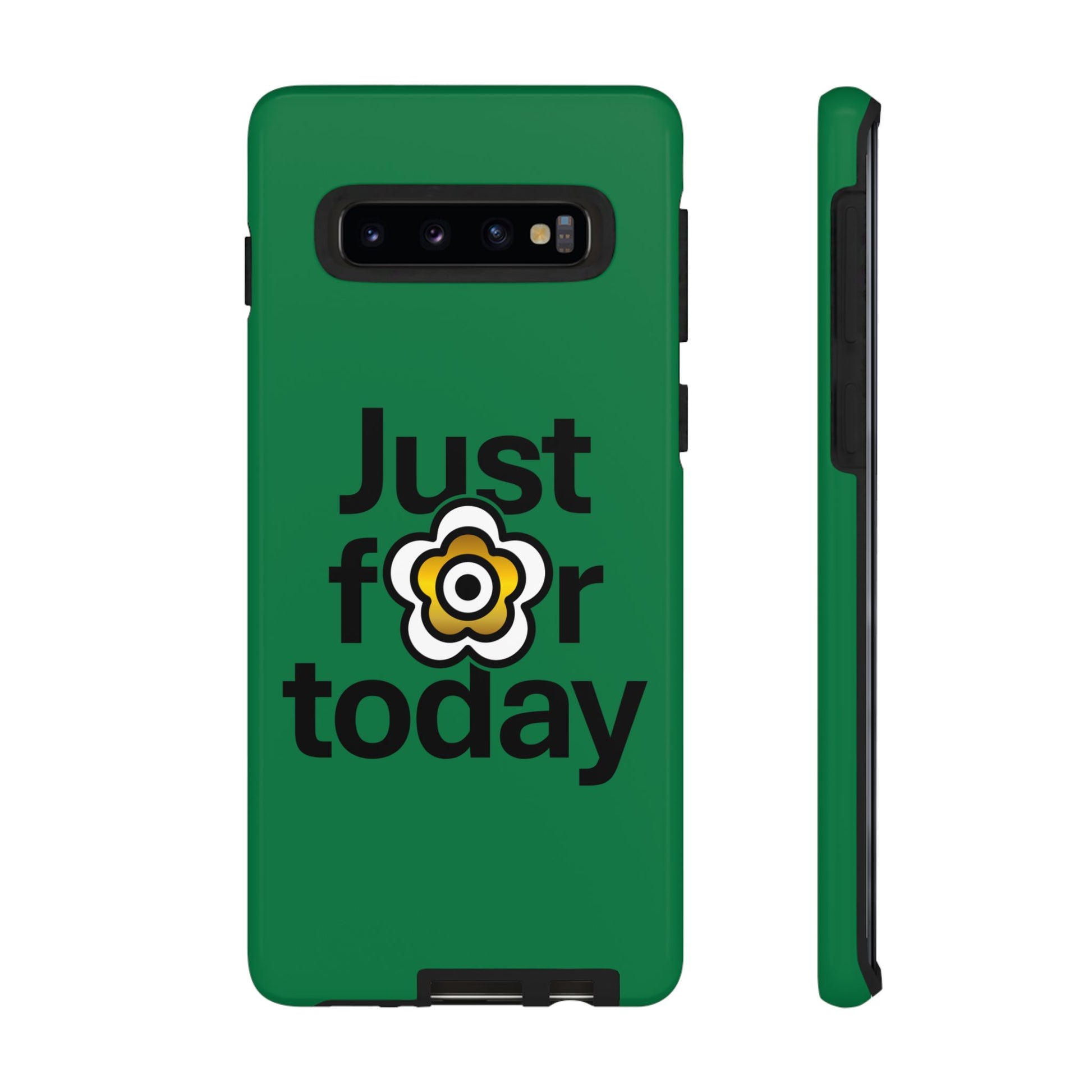 P🌺🌺P2Poppies Just for Today Samsung Phone Case – Inspirational Recovery Protection