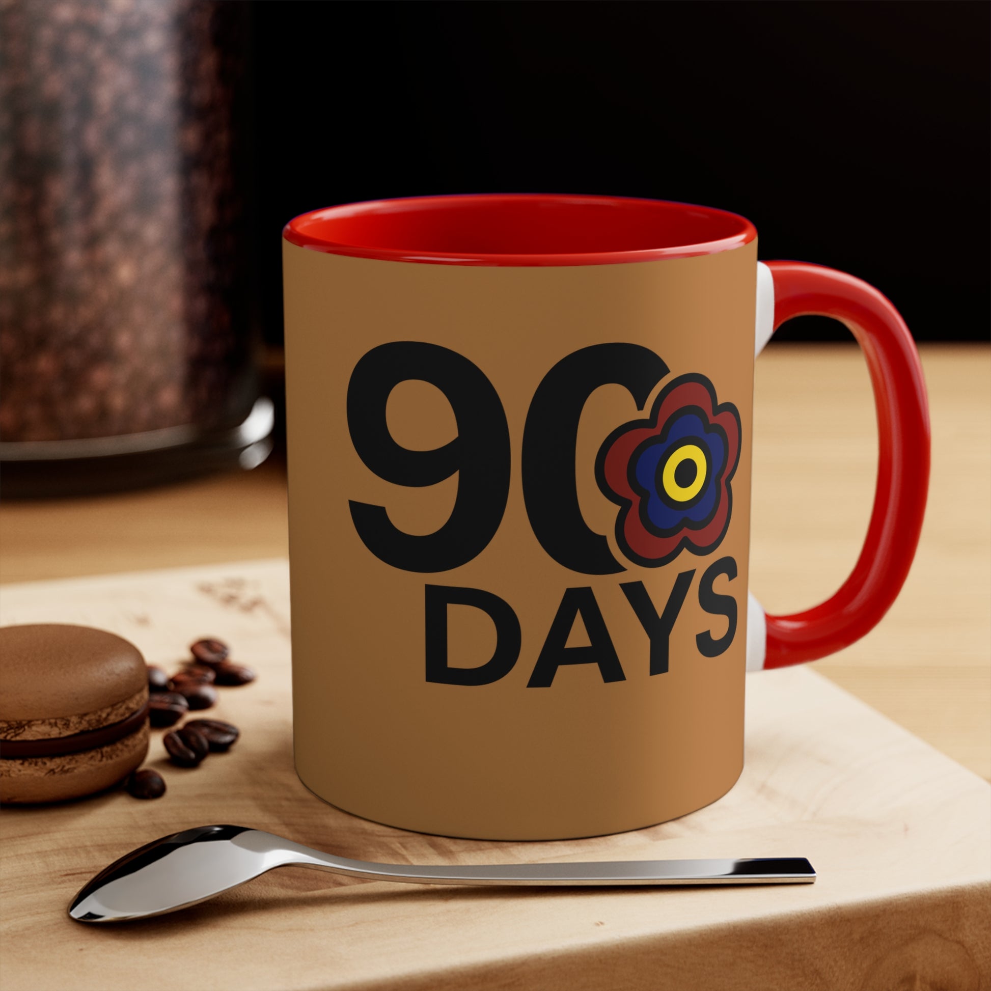 P🌺🌺P2Poppies 90 Days – Motivational Recovery Mug