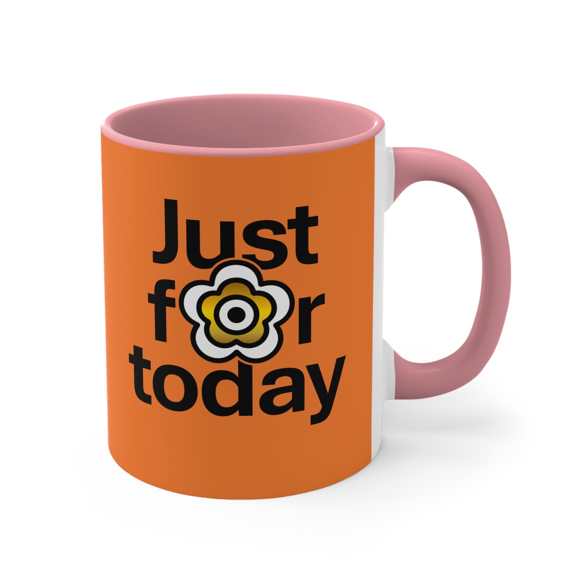 P🌺🌺P2Poppies Just for Today – Motivational Recovery Mug