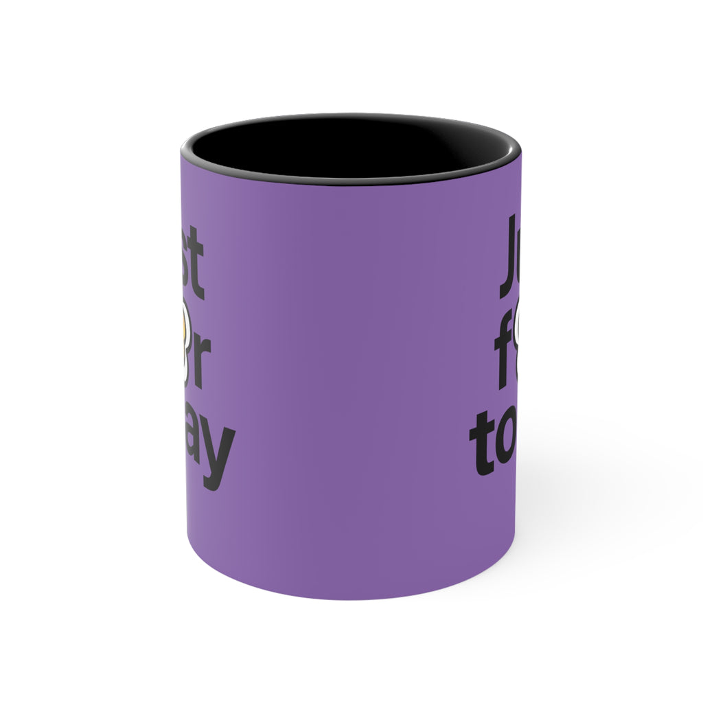 P🌺🌺P2Poppies Just for Today – Motivational Recovery Mug