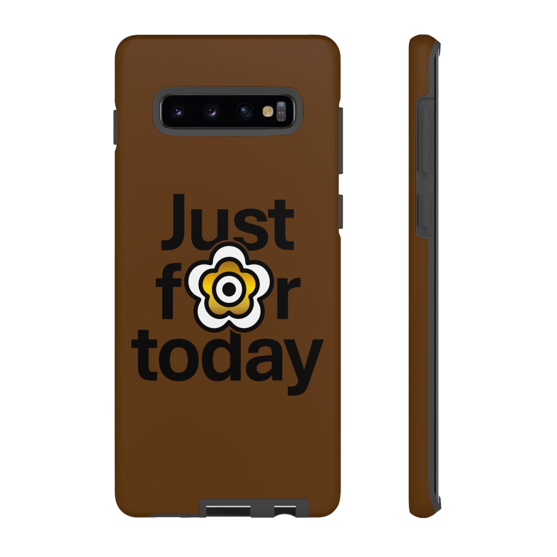 P🌺🌺P2Poppies Just for Today Samsung Phone Case – Inspirational Recovery Protection