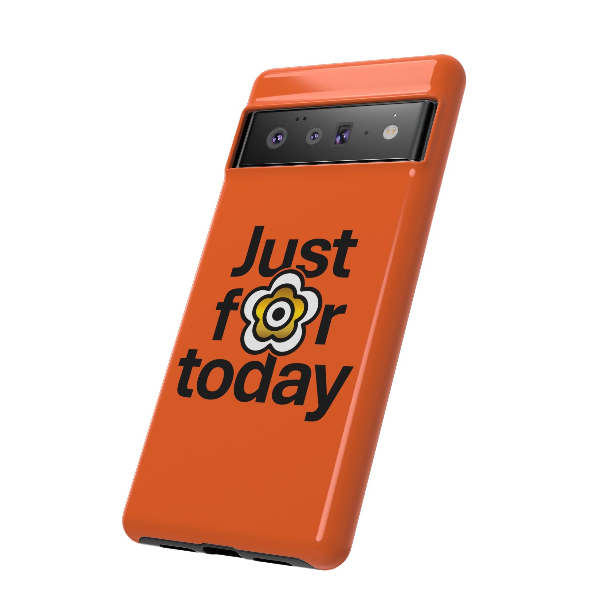 P🌺🌺P2Poppies Just for Today Google Phone Case – Inspirational Recovery Protection