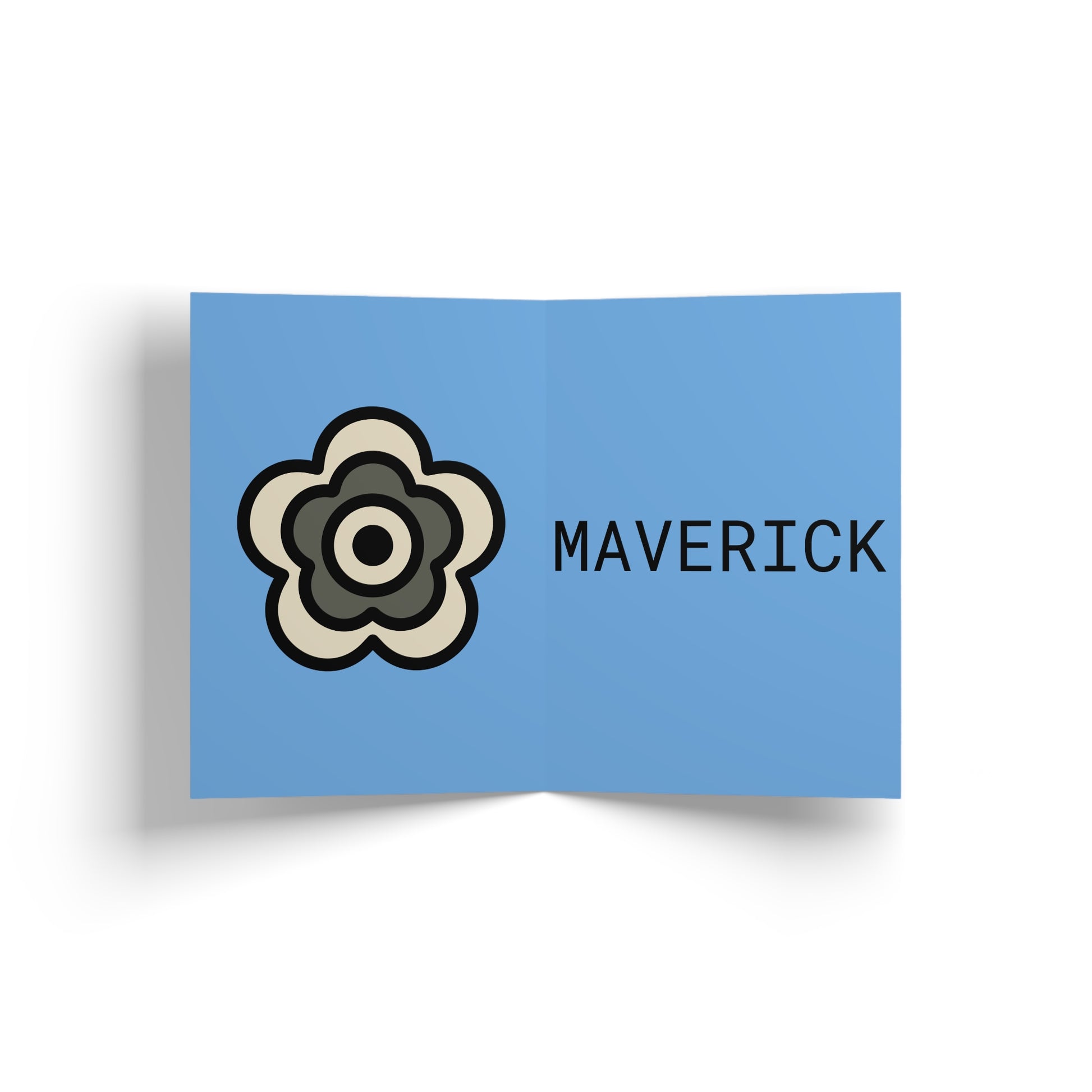 P🌺🌺P2Poppies 1 Year Milestone Greeting Card